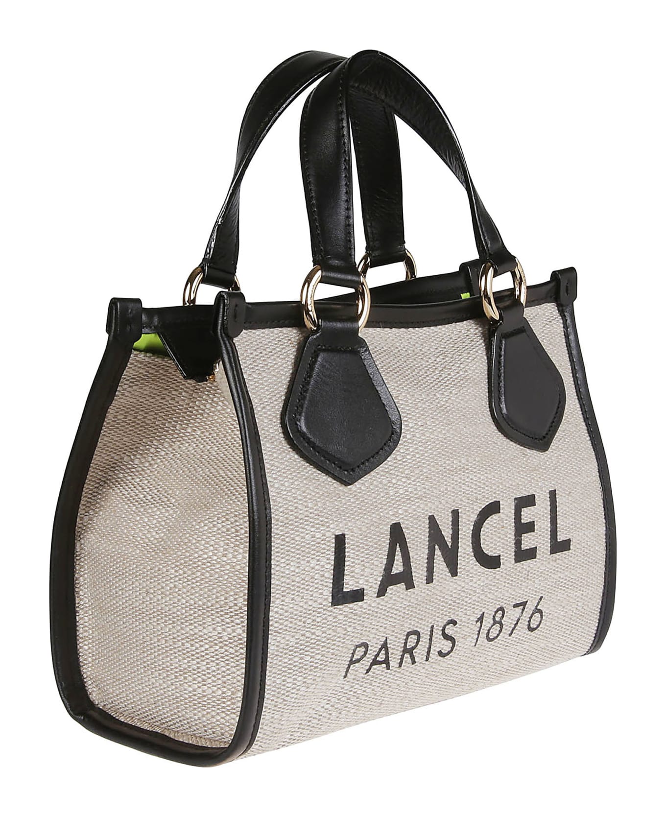 Lancel Summer Small Zip Tote Bag - A Naturel/noir