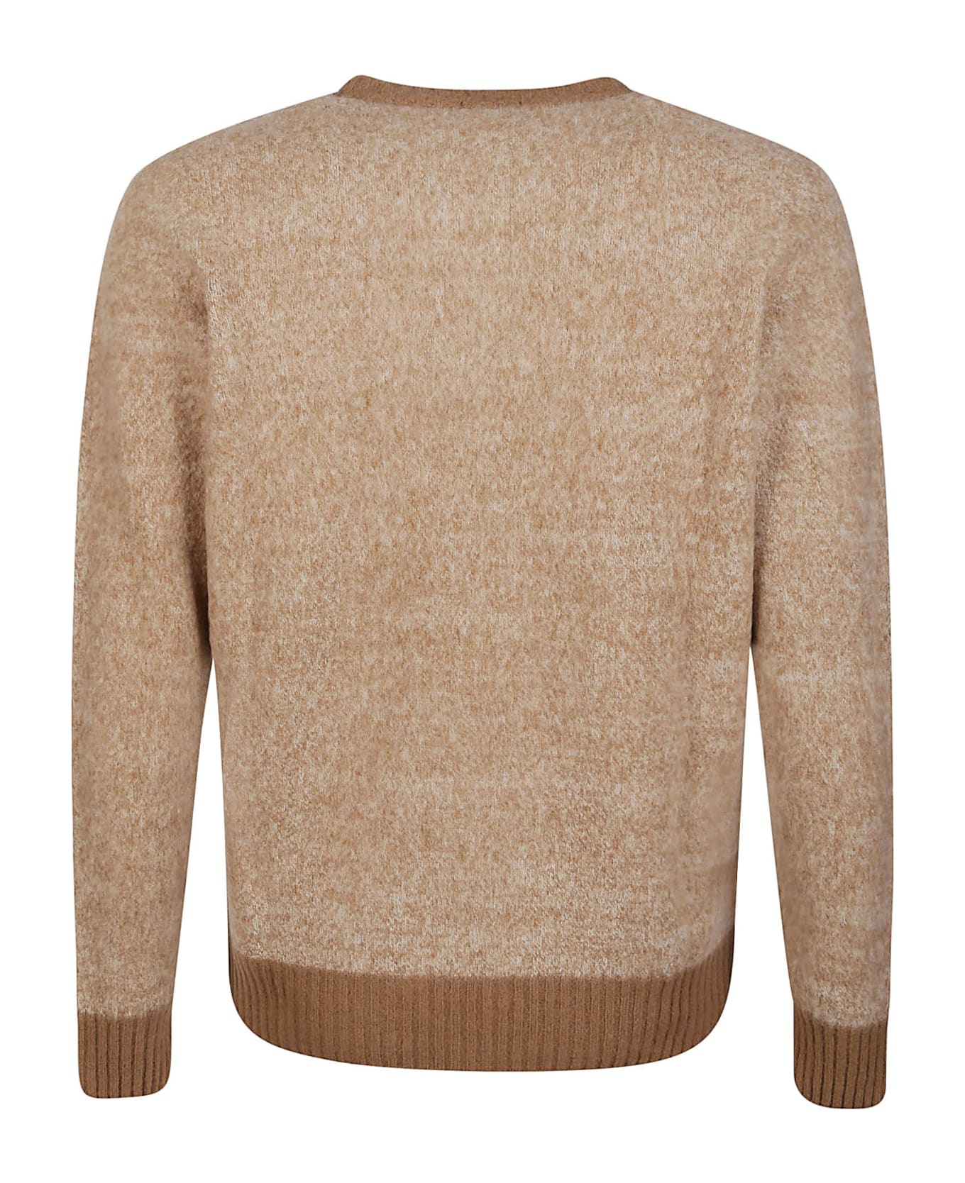 Drumohr Round Neck Sweater - Marrone
