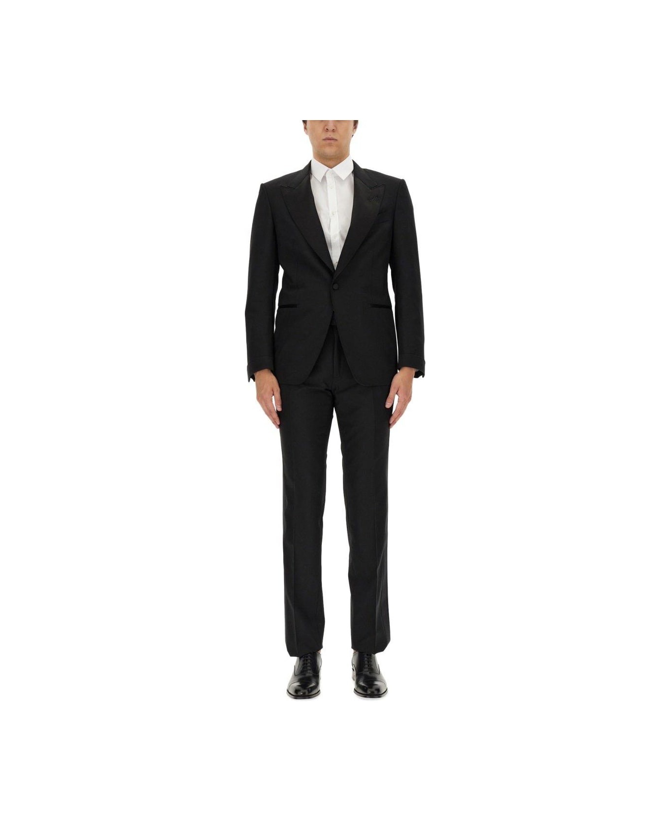 Tom Ford Single-breasted Two-piece Tailored Suit - BLACK スーツ