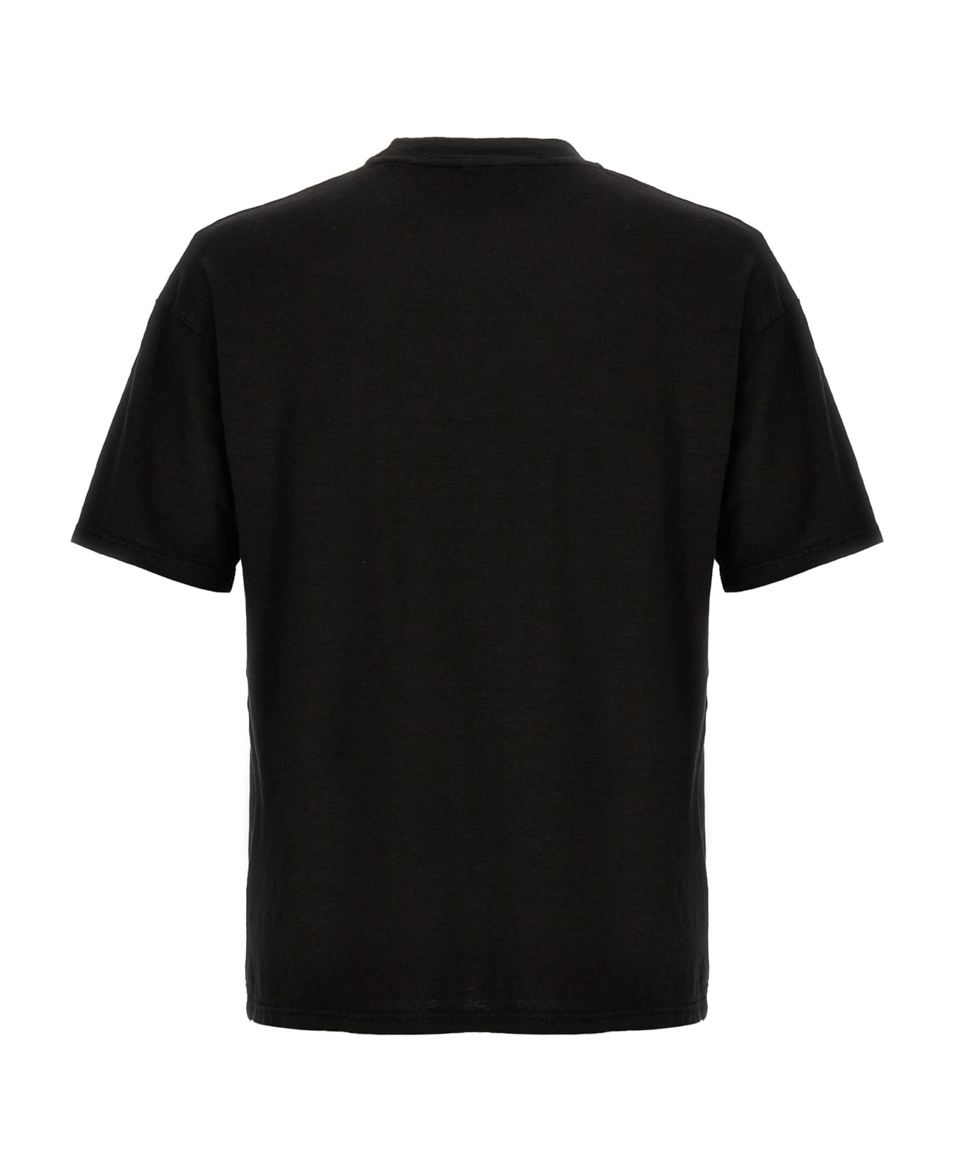 Ma'ry'ya Linen T-shirt - Black   シャツ