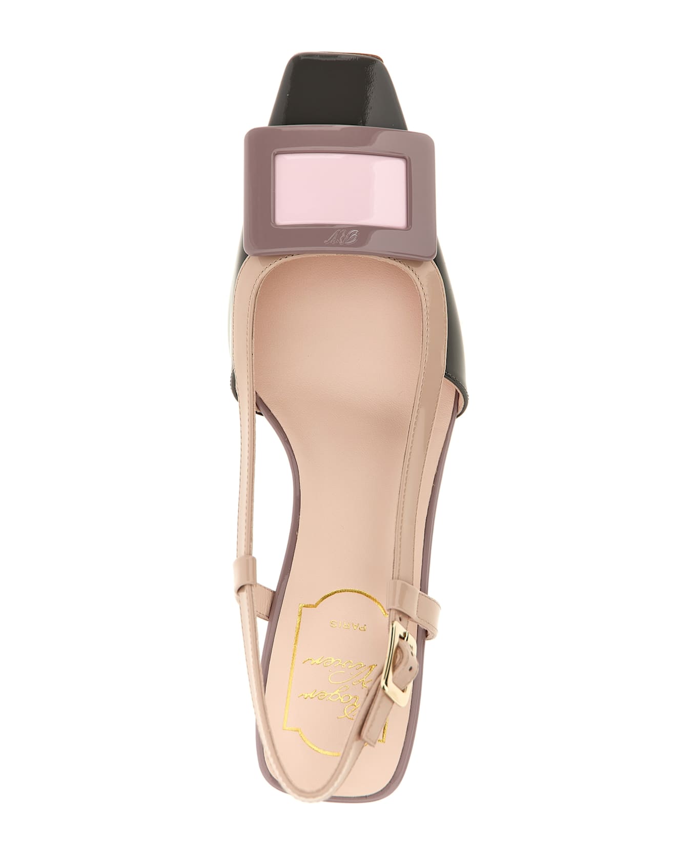 Roger Vivier 'lacquered' Slingback - Multicolor