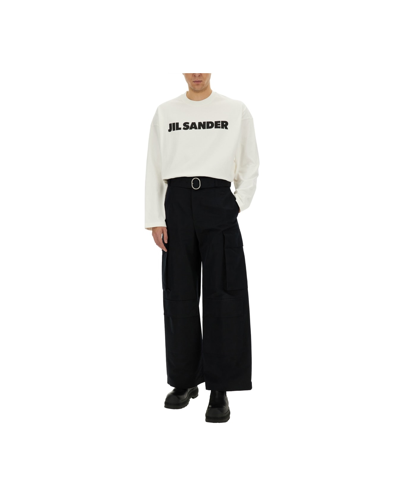 Jil Sander Cargo Pants - BLACK
