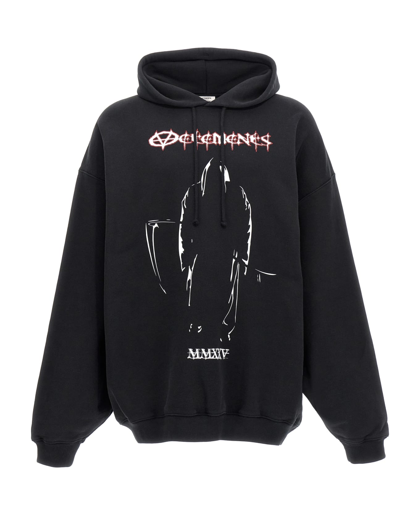 VETEMENTS 'reaper Logo' Hoodie - Black  