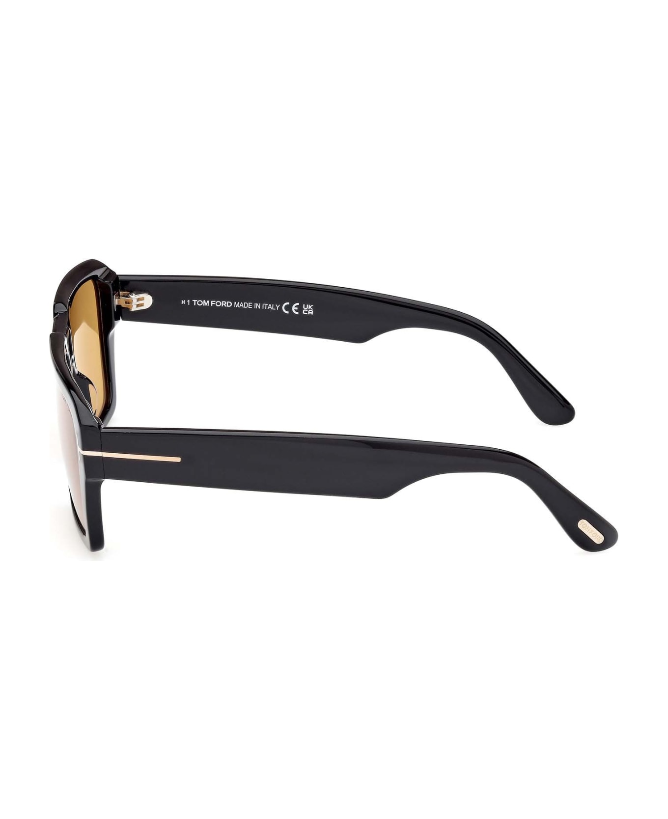 Tom Ford Eyewear Sunglasses - Nero/Marrone サングラス
