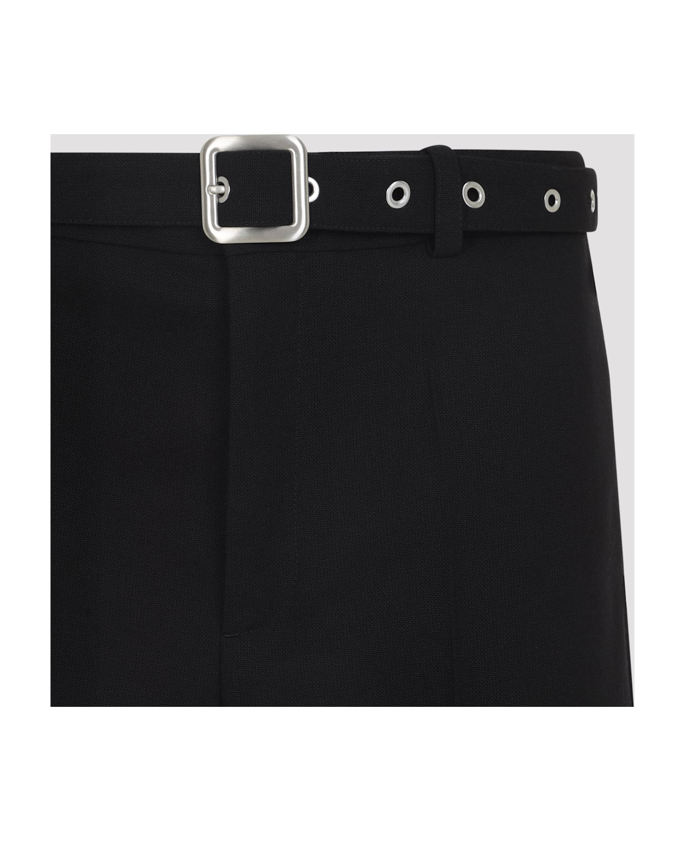 Jil Sander Wool Pants - Black ボトムス