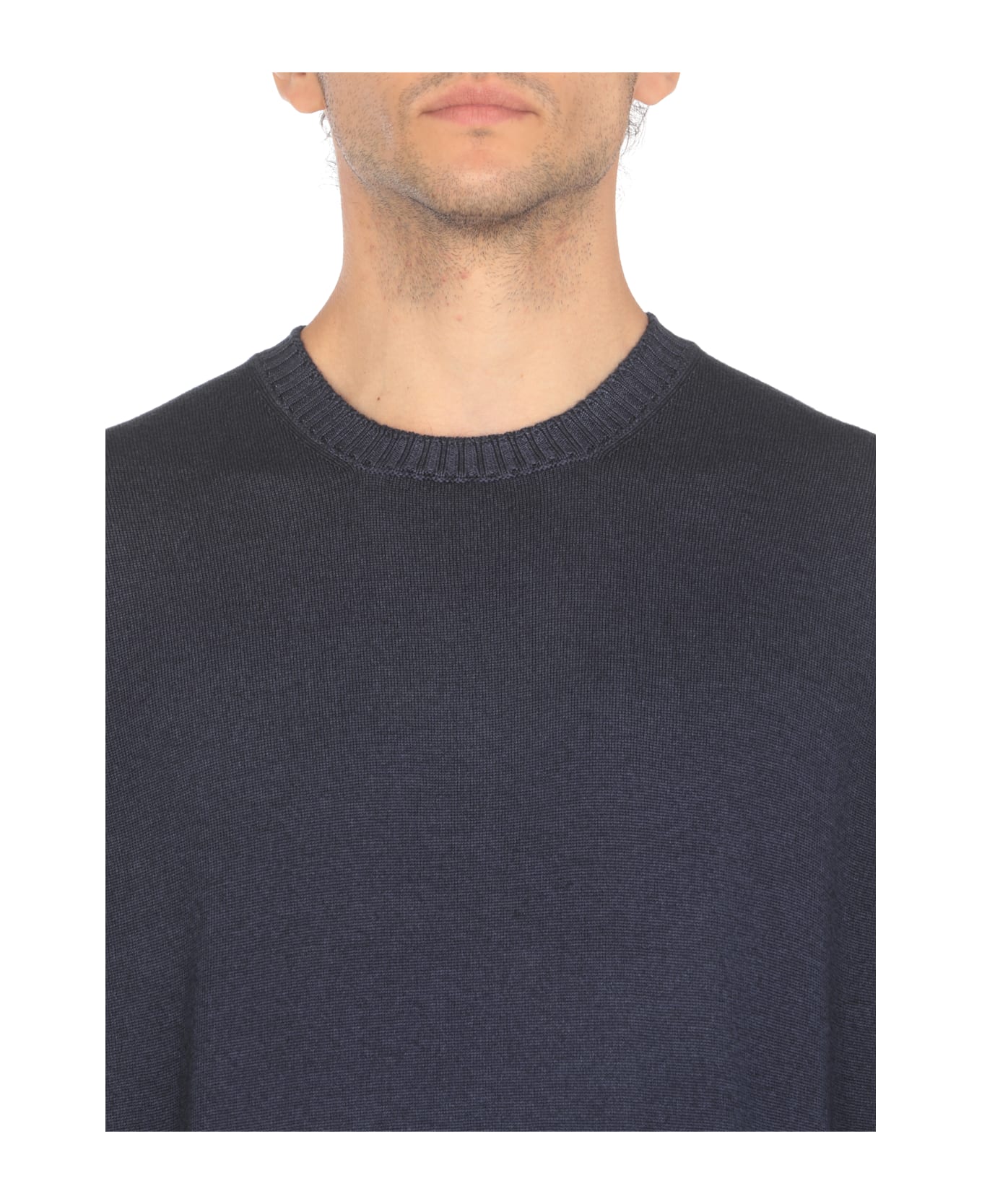 Fay Virgin Wool Sweater - Blue