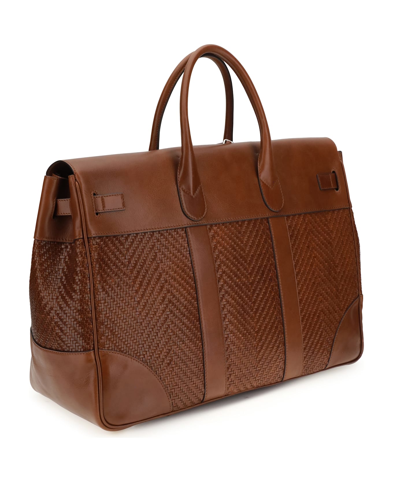 Brunello Cucinelli Leather Travel Bag