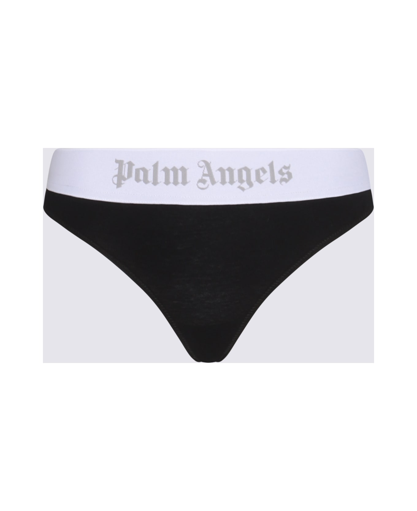 Palm Angels Black Cotton Brief - Black