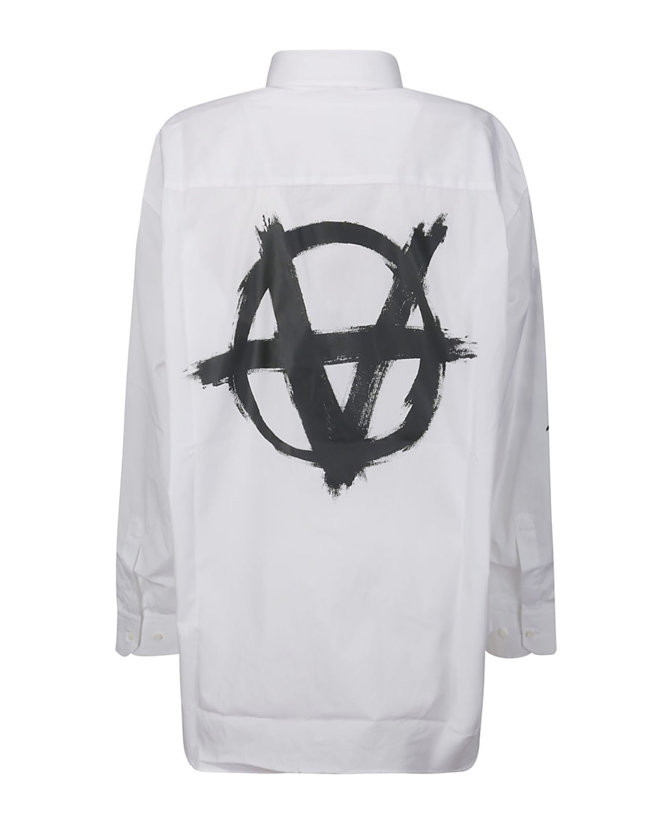 VETEMENTS Double Anarchy Shirt - WHITE