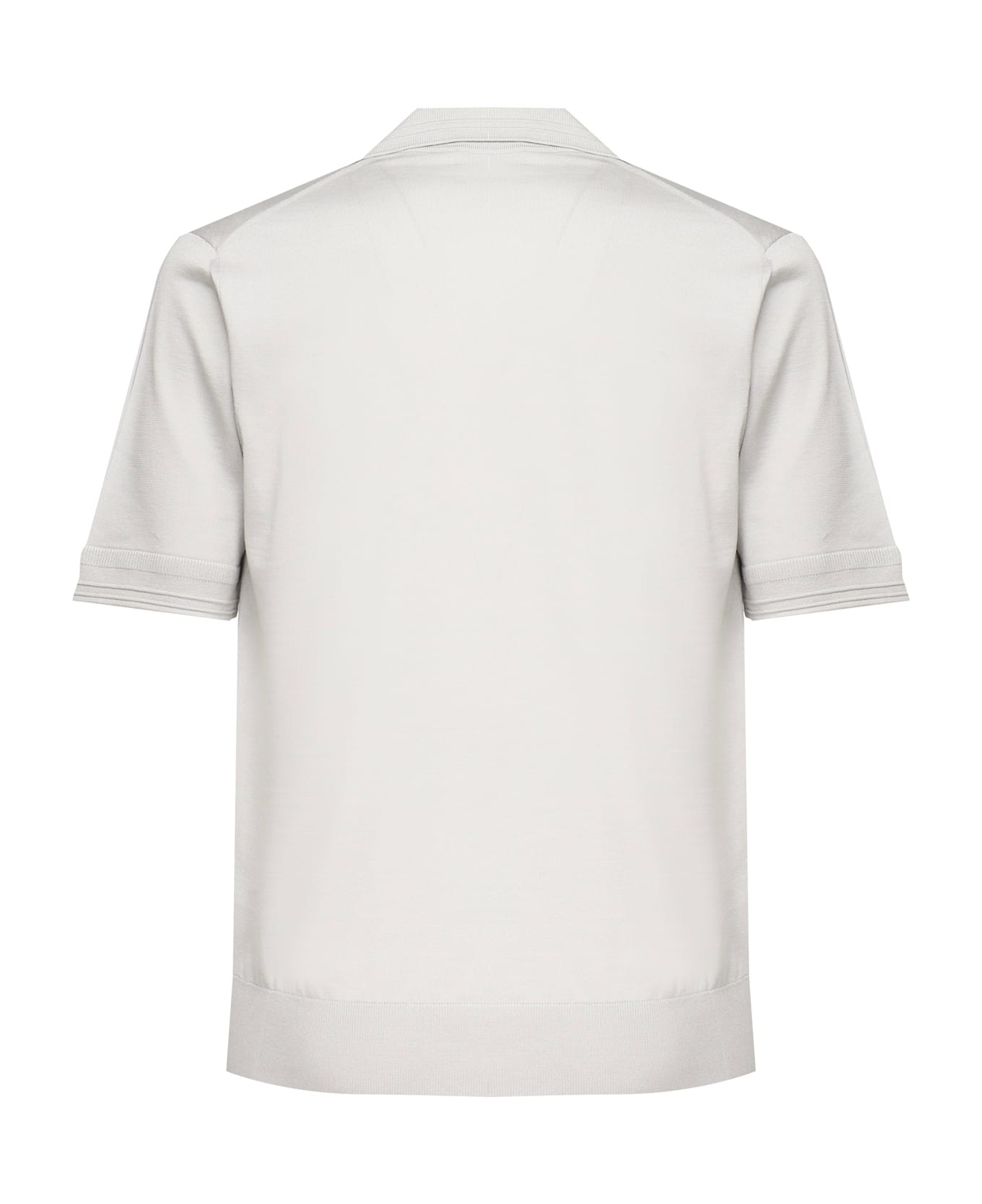Dolce 
Gabbana Silk Polo - Grey