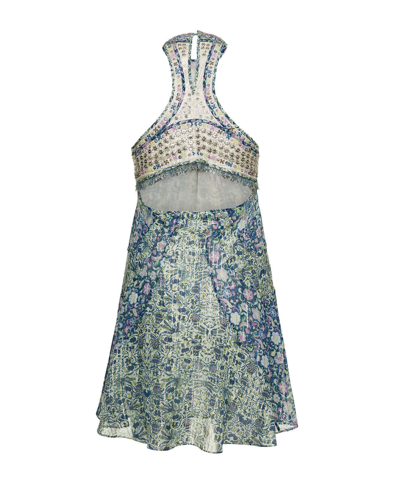 Isabel Marant Orfa Dress In Blue Viscose - Fantasia ワンピース＆ドレス