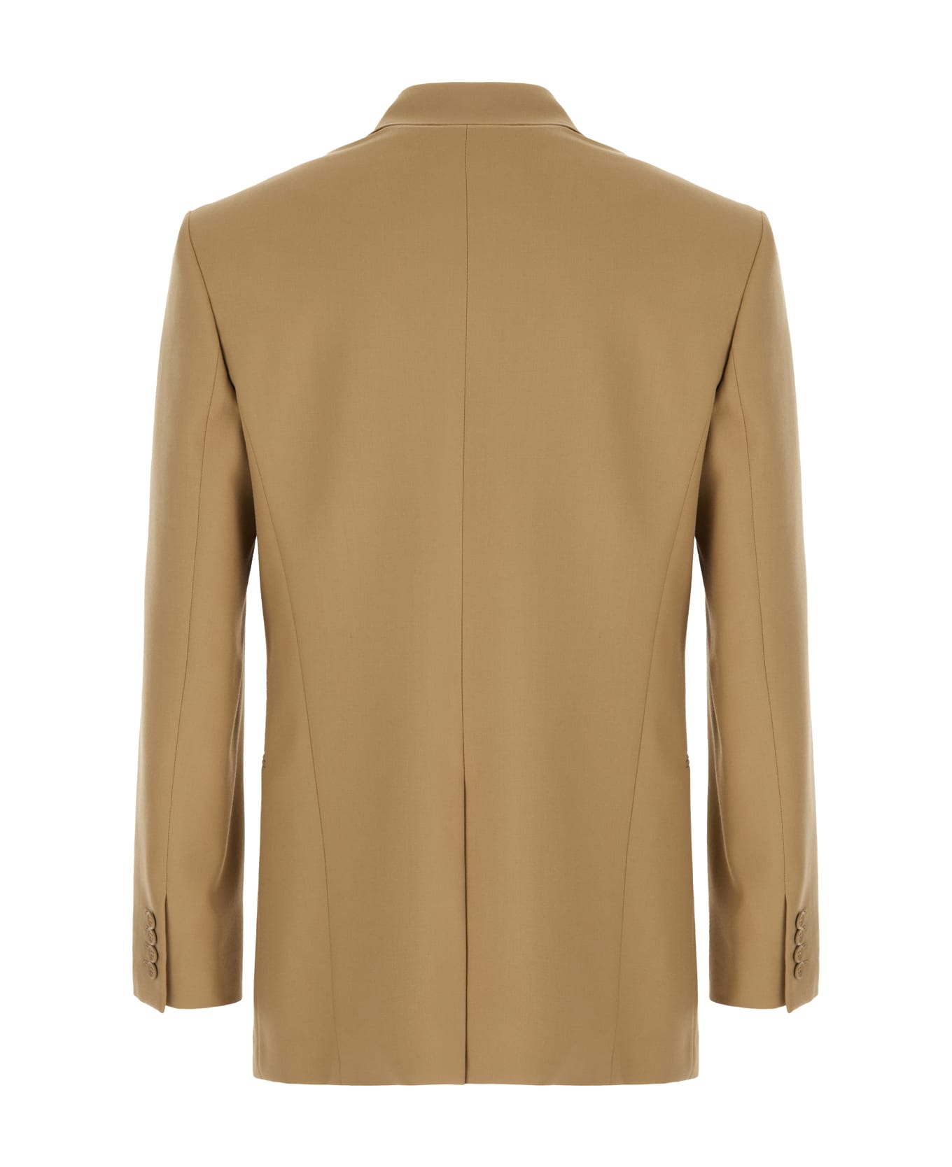 Saint Laurent Khaki Green Wool Blazer - GINGEMBRE