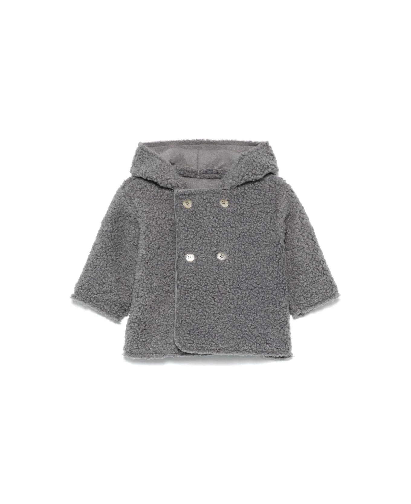 Babe & Tess Gray Jacket Baby Unisex - Grey コート＆ジャケット