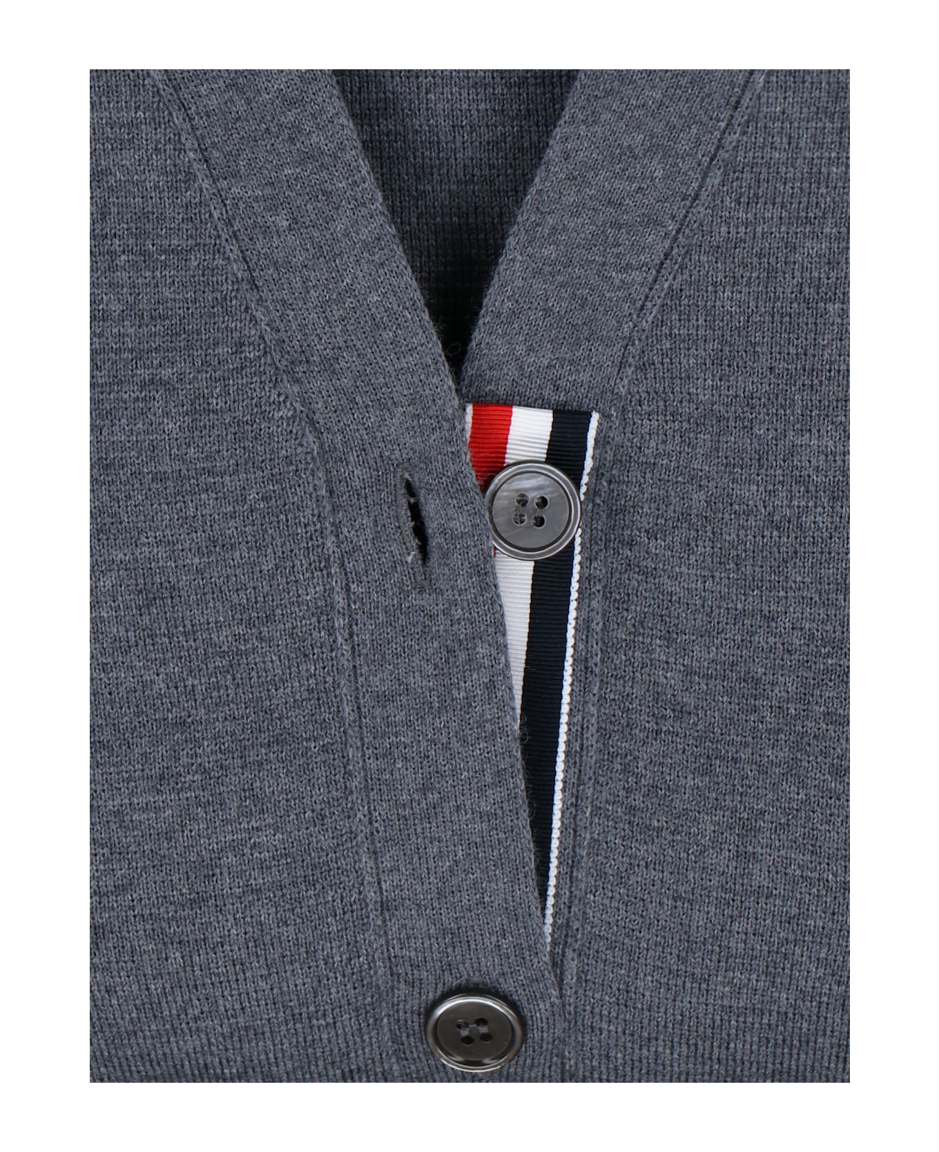 Thom Browne 
4-bar
 Cardigan - Med Grey