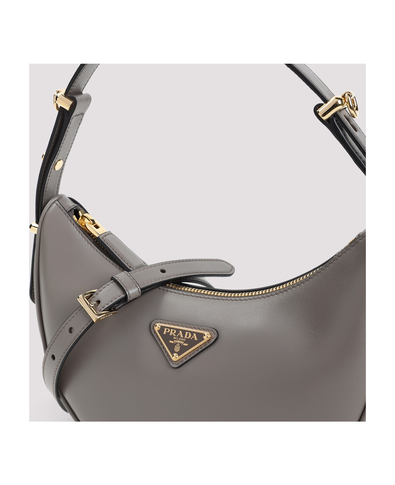 Prada Calf Leather Handbag - An Argilla N