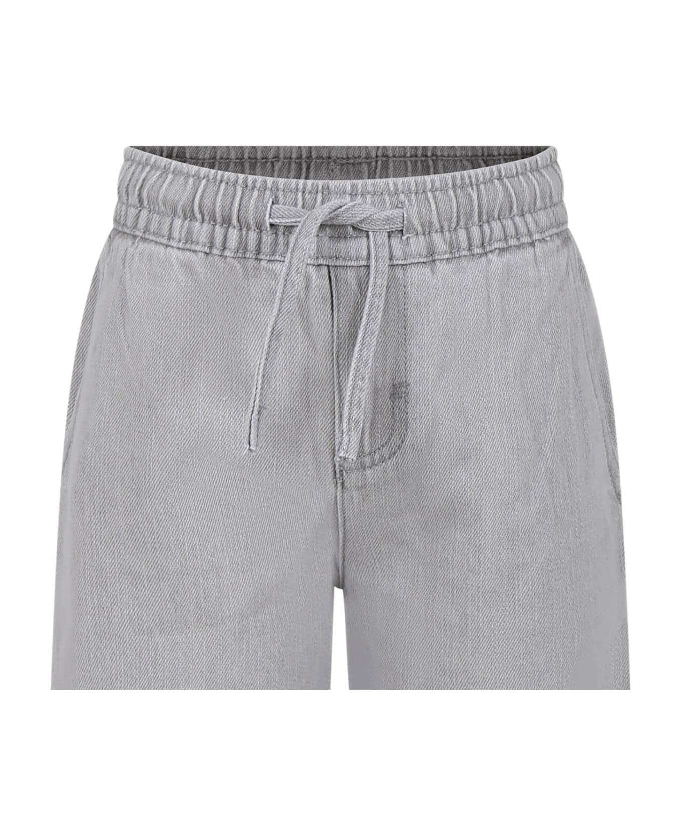 Stella McCartney Kids Gray Casual Shorts For Boy - Grey ボトムス