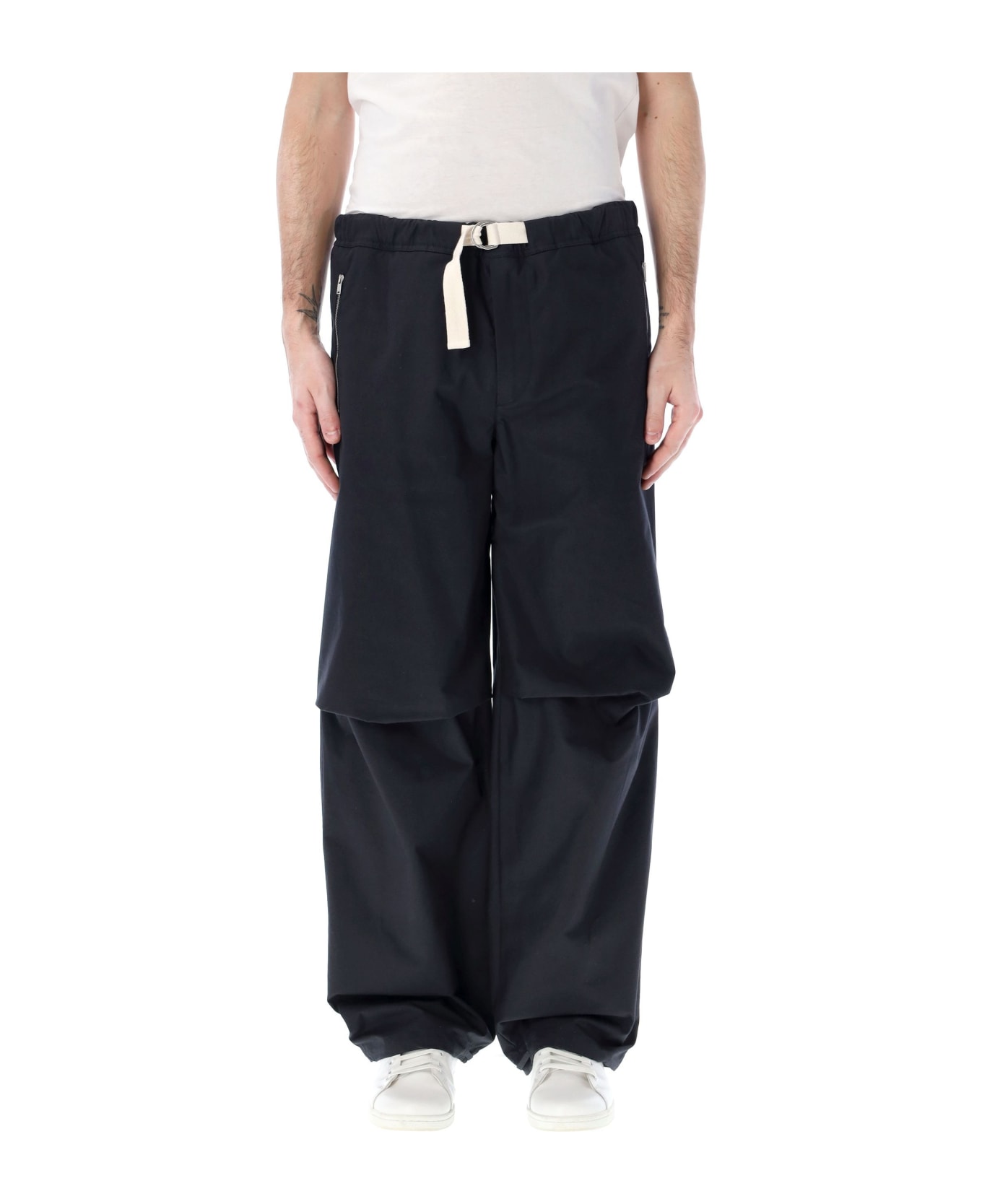 Jil Sander Belted Cargo Pants - NAVY