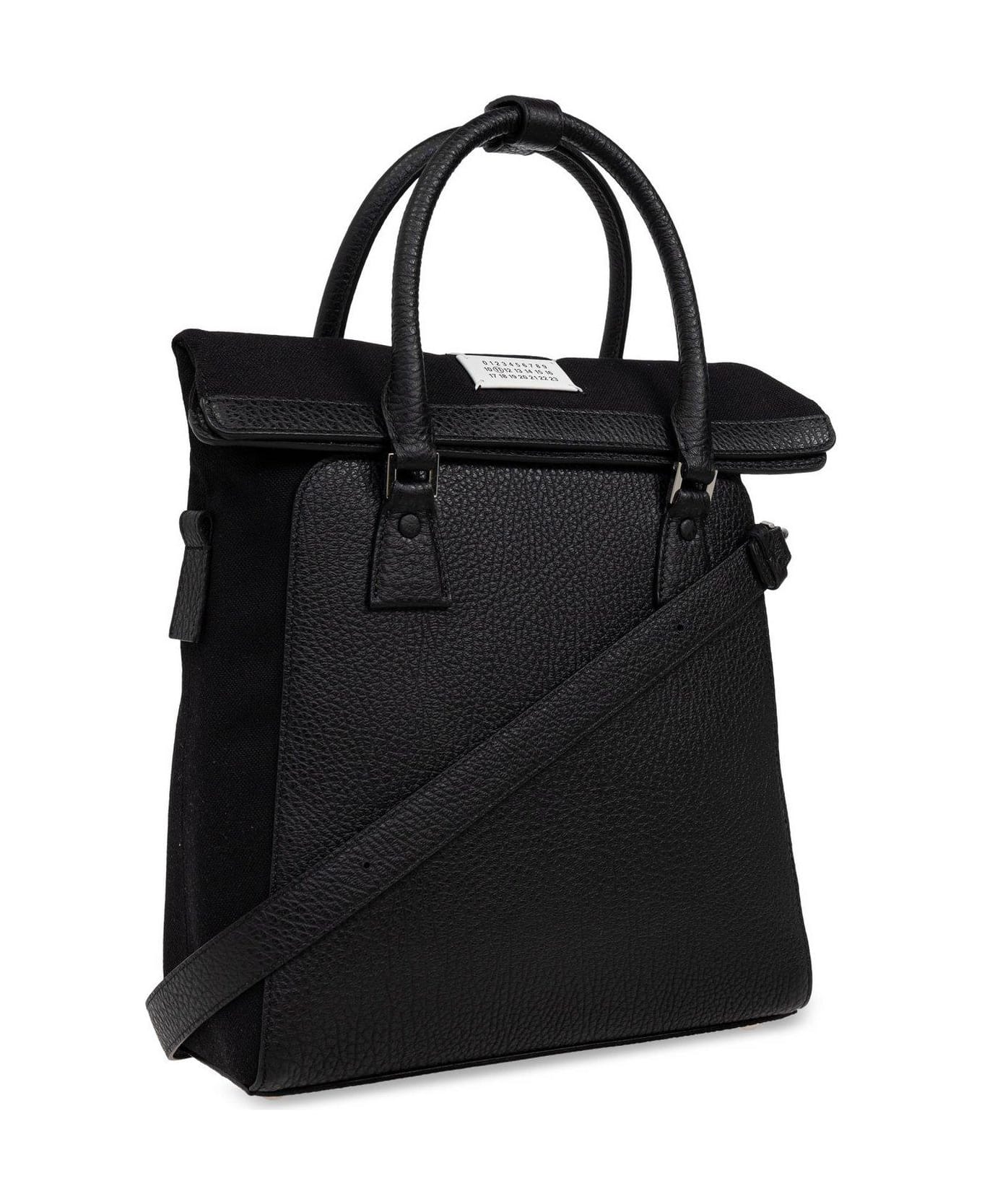 Maison Margiela Logo Patch Tote Bag - Black