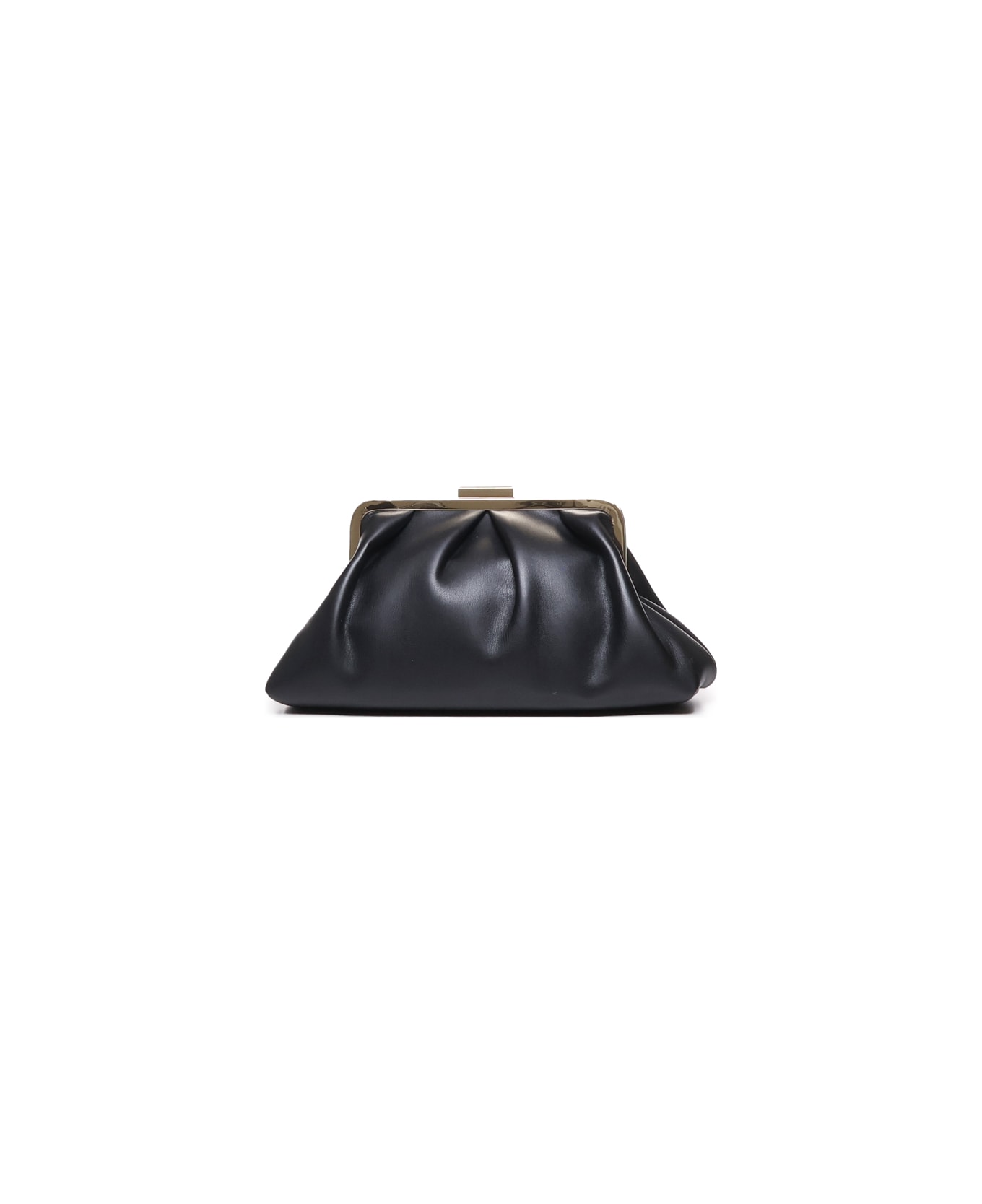 Love Moschino Shoulder Bag With Logo Plaque - Black