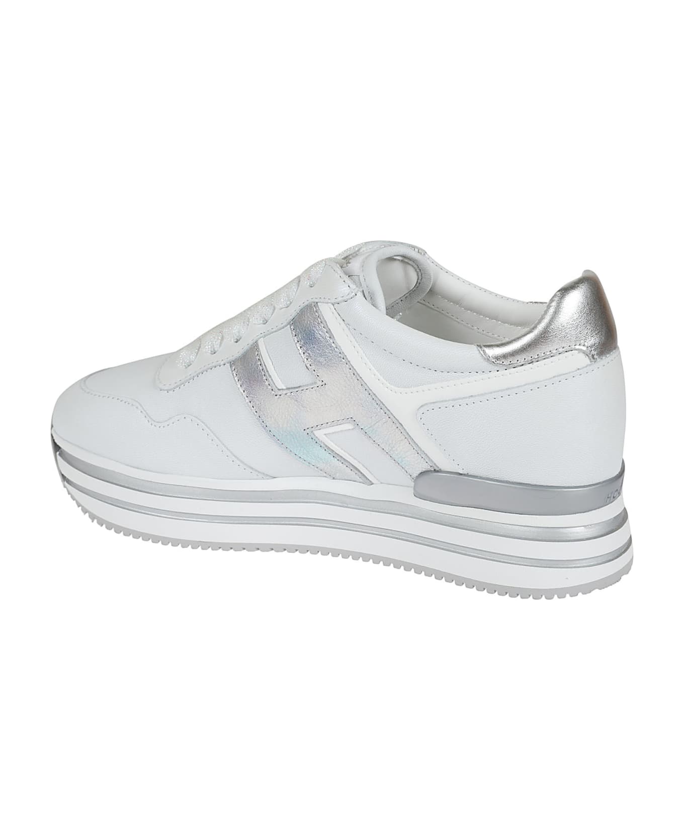 Hogan H483 Midi Platform Sneakers - white