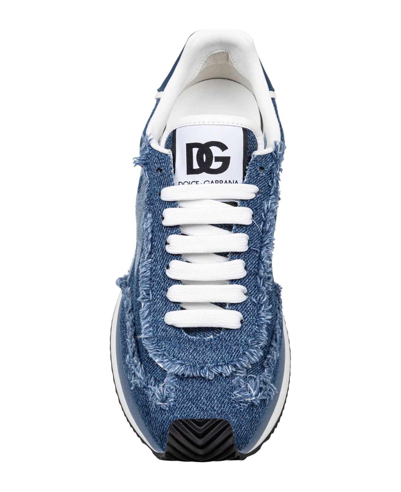 Dolce & Gabbana Denim Cushion Sneakers Color Blue Jeans - WHITE/BLUE