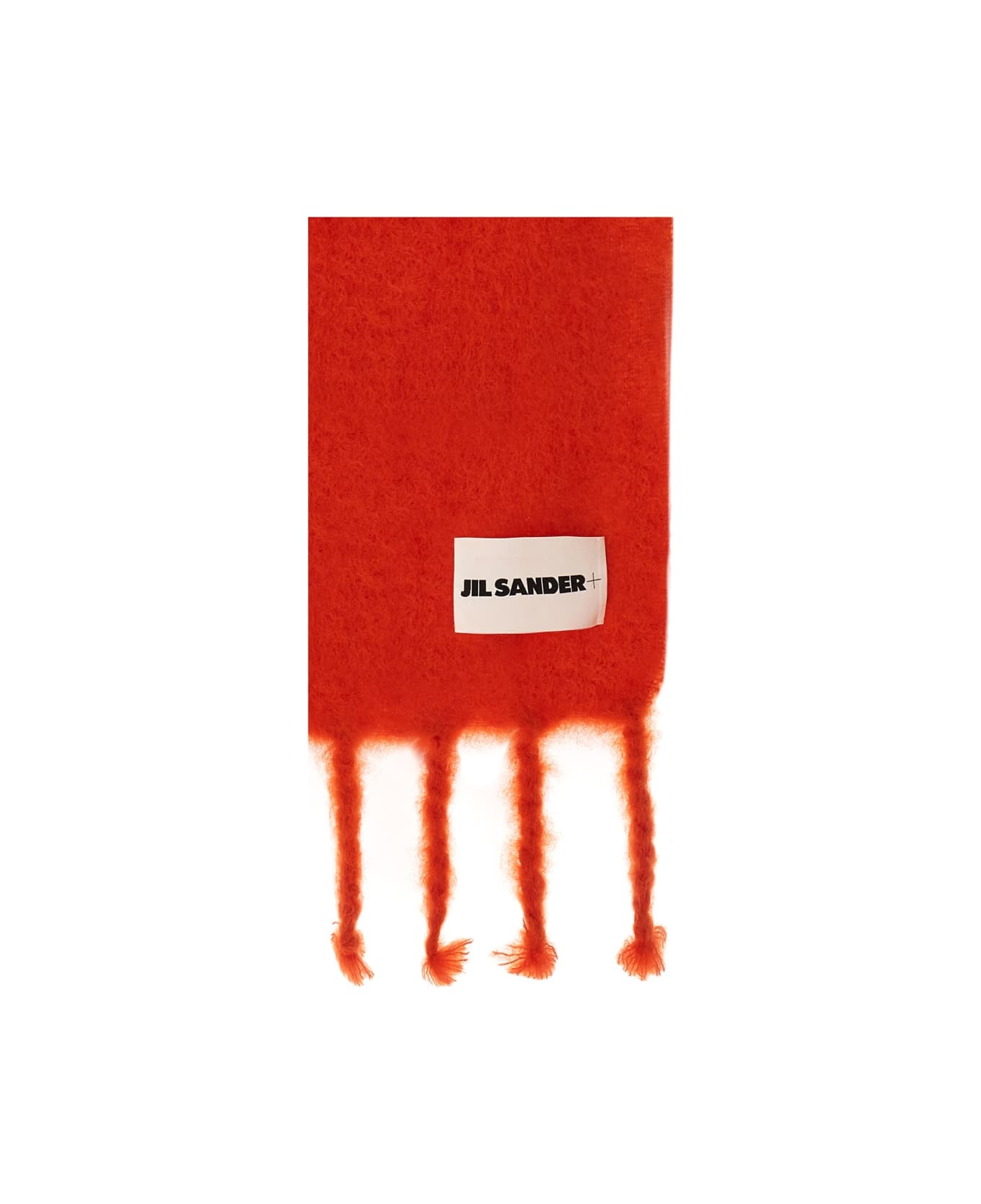 Jil Sander Scarf With Logo - ORANGE