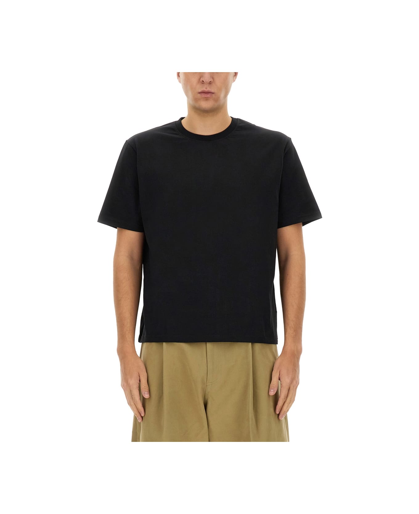 Studio Nicholson T-shirt In Cotone - BLACK