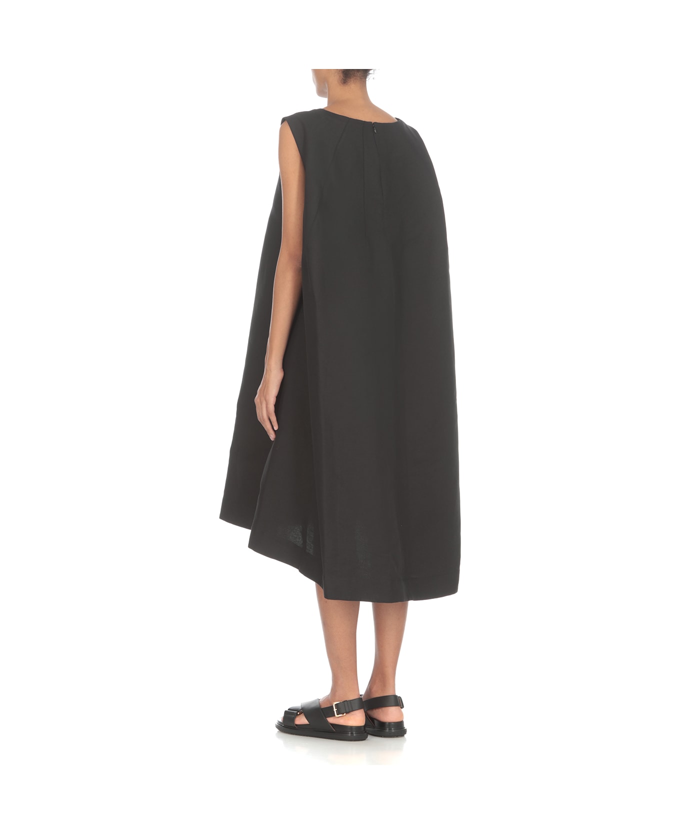 Marni Cotton Dress - Black ワンピース＆ドレス