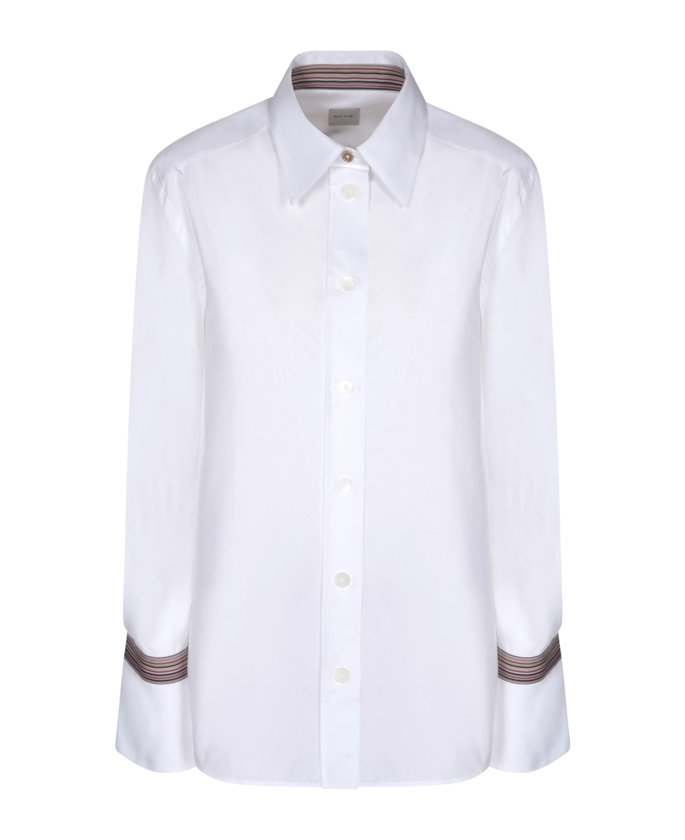 Paul Smith Popeline White Shirt - White