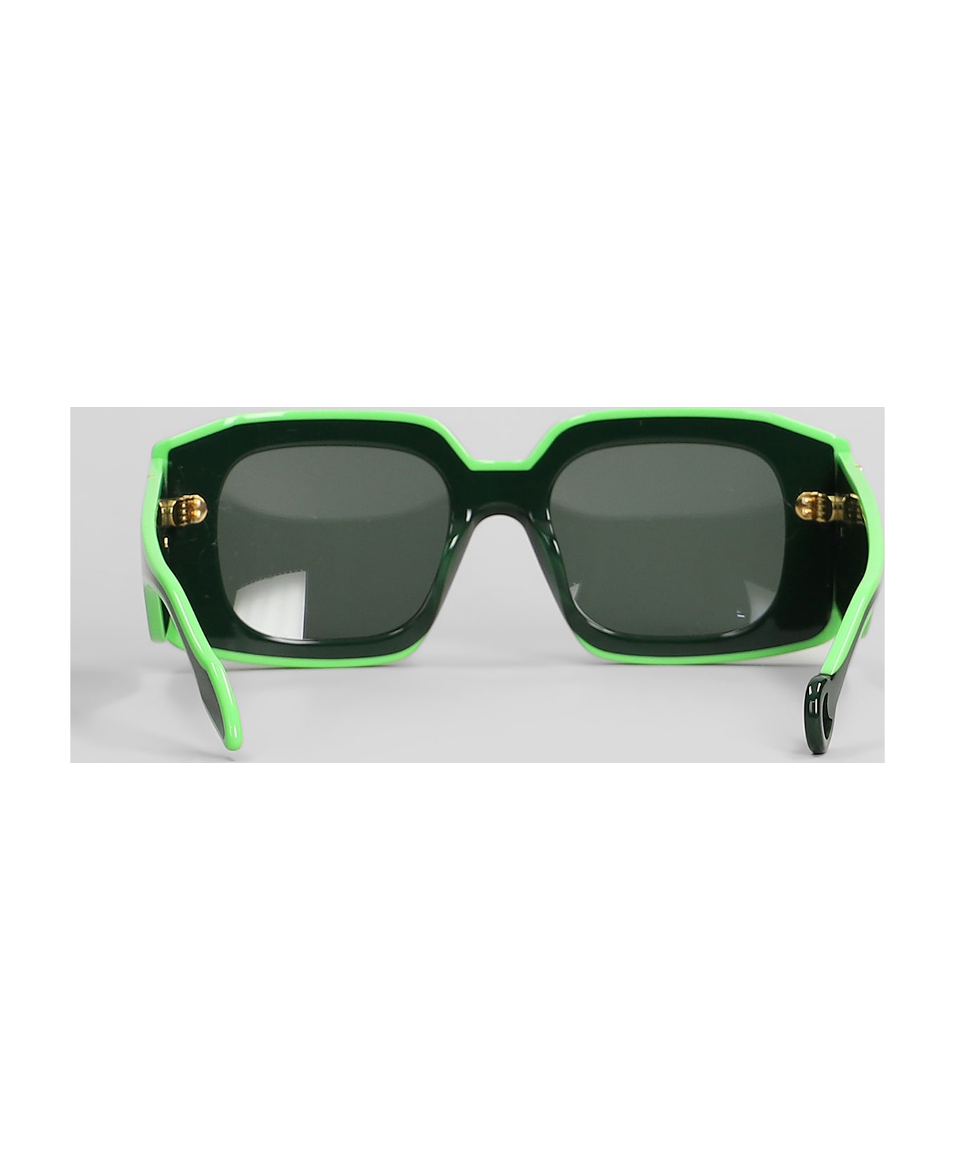 J.W. Anderson Jwa01 Bumper Sunglasses In Green Acetate - green