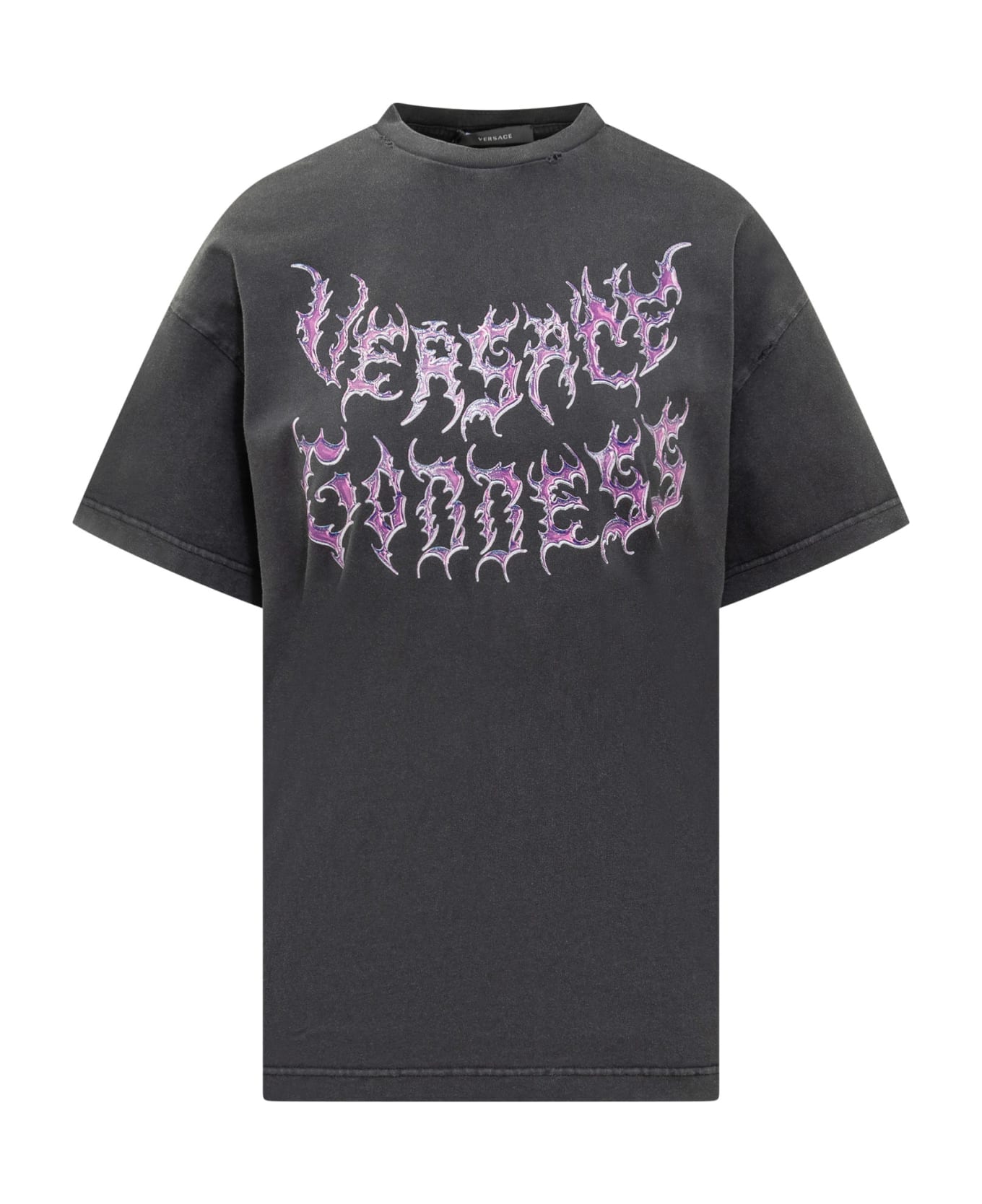Versace Goddess Oversized T-shirt - Black Tシャツ