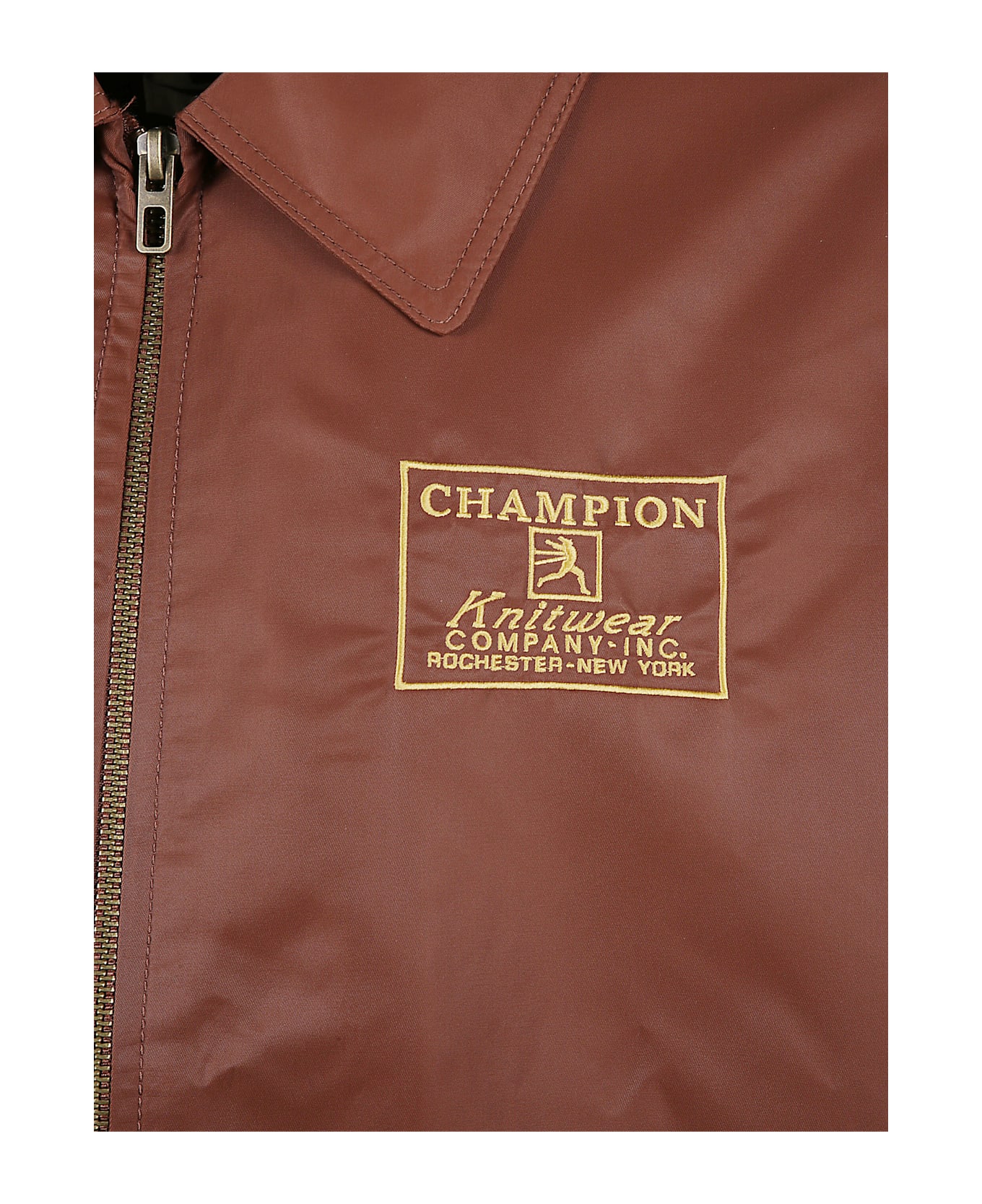 Champion Logo Jacket - Brown