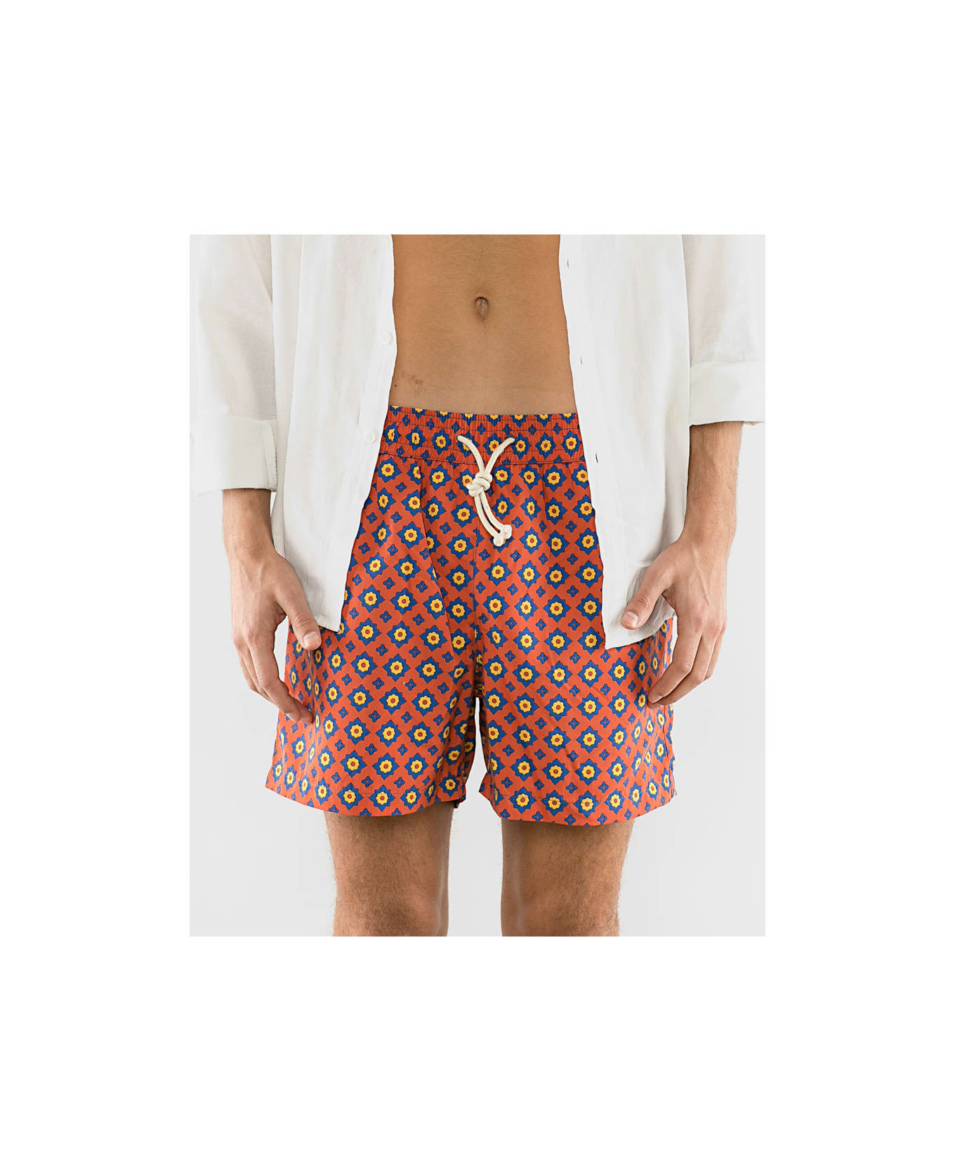 Ripa Ripa Ravello Swim Shorts - Red