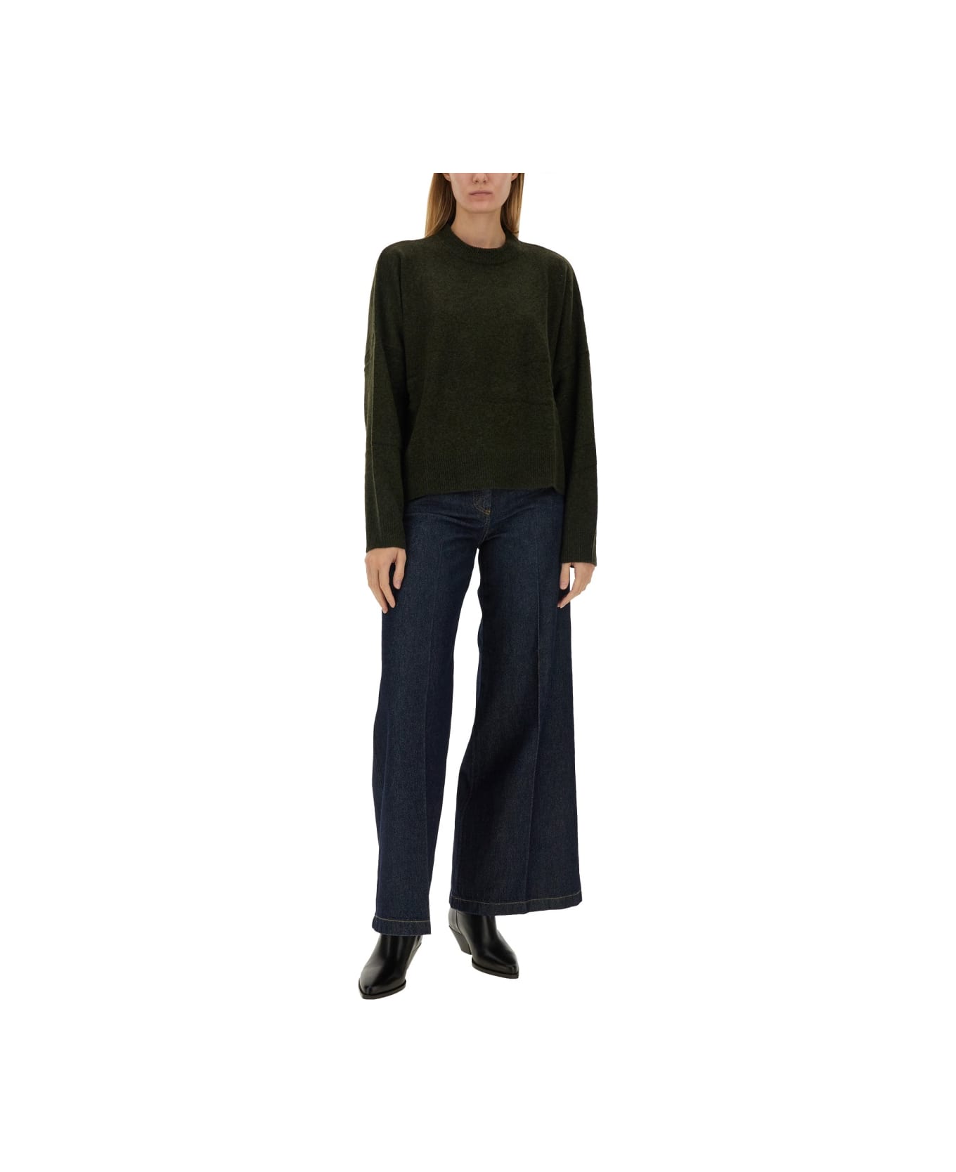 Aspesi Wool Jersey. - GREEN