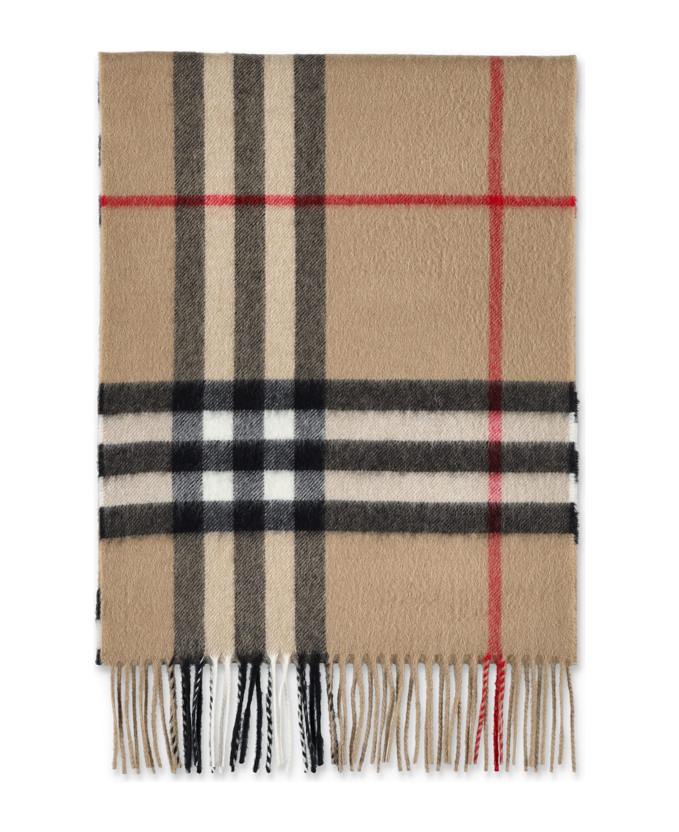 Burberry London Check Cashmere Scarf - ARCHIVE BEIGE