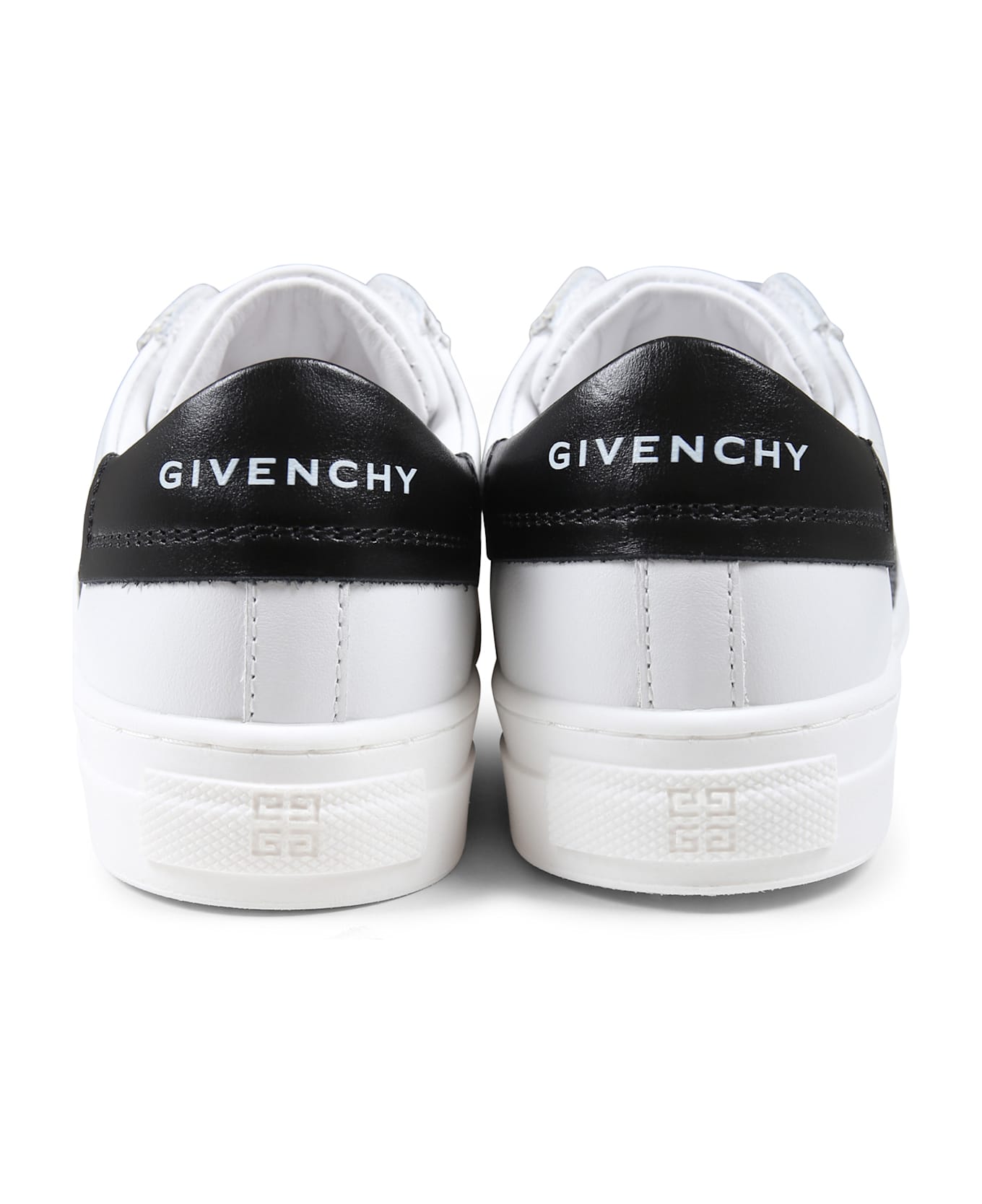 Givenchy White Sneakers For Kids With Logo - White