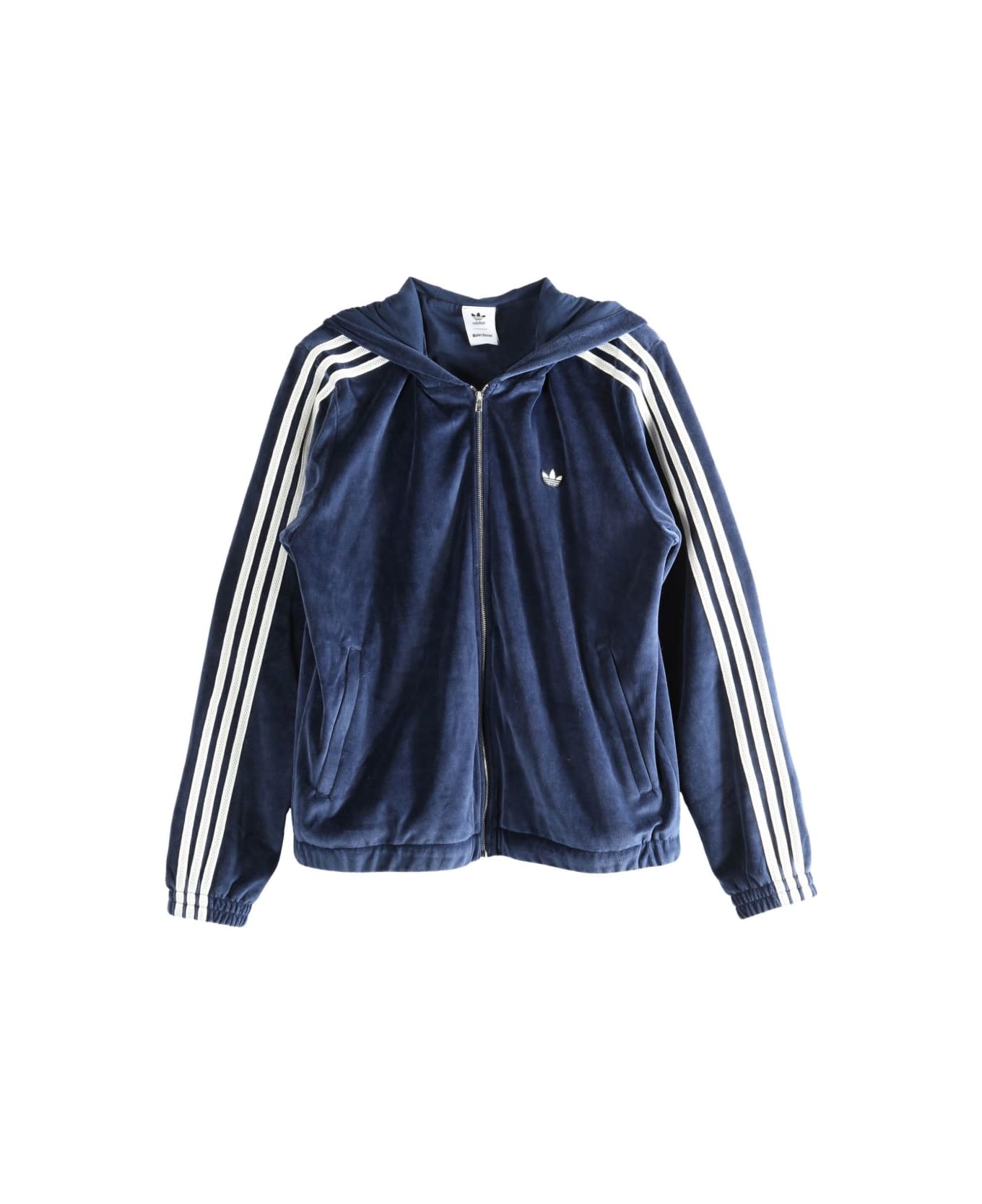 Adidas Originals by Wales Bonner Zipped Hoodie - Blue