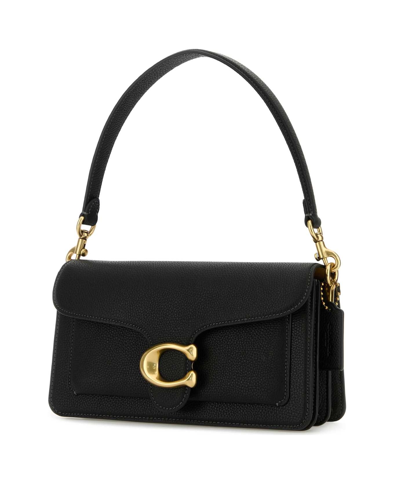 Coach Black Leather Tabby 26 Handbag - B4BLACK