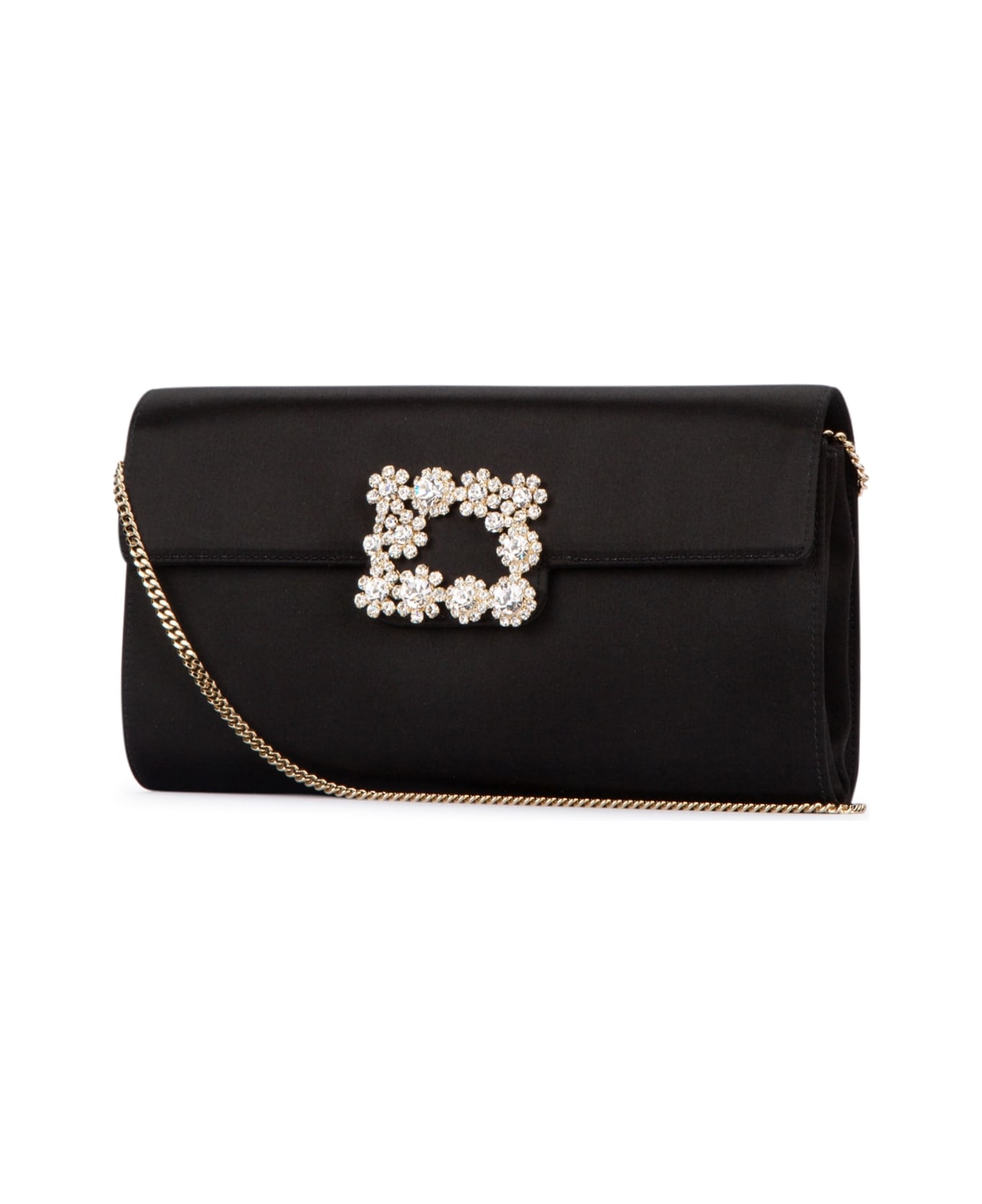 Roger Vivier Envelope Flap Flower Buckle - B999
