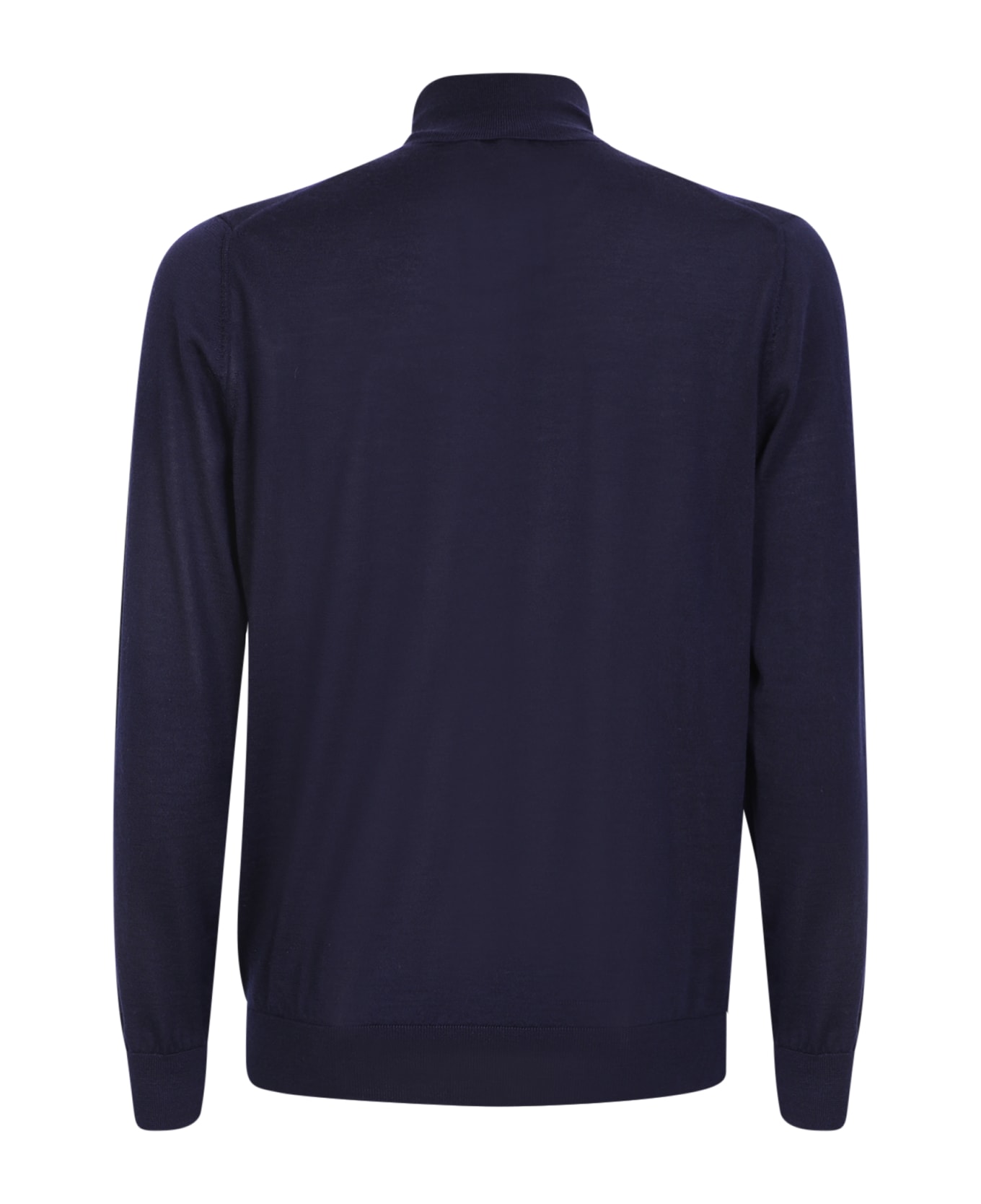 Colombo Blue Silk And Cashmere Sweater - Blue
