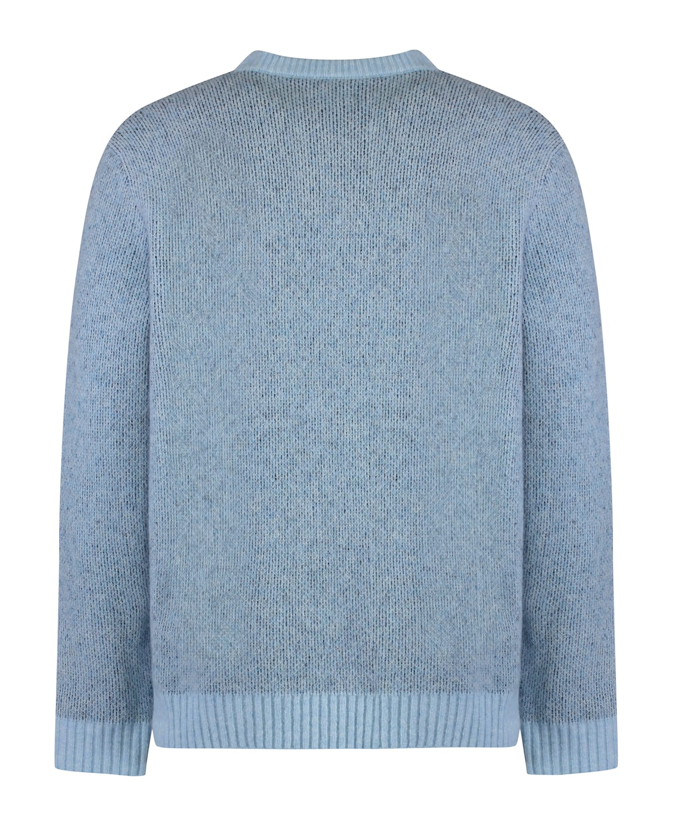 Stone Island Wool-blend Crew-neck Sweater - Light Blue ニットウェア