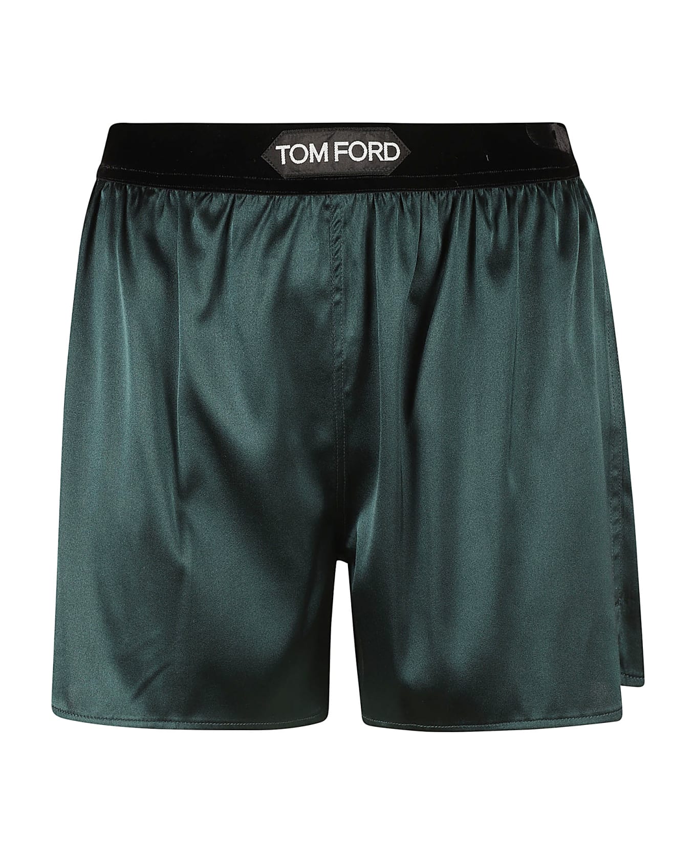 Tom Ford Elastic Logo Waist Shorts - Black