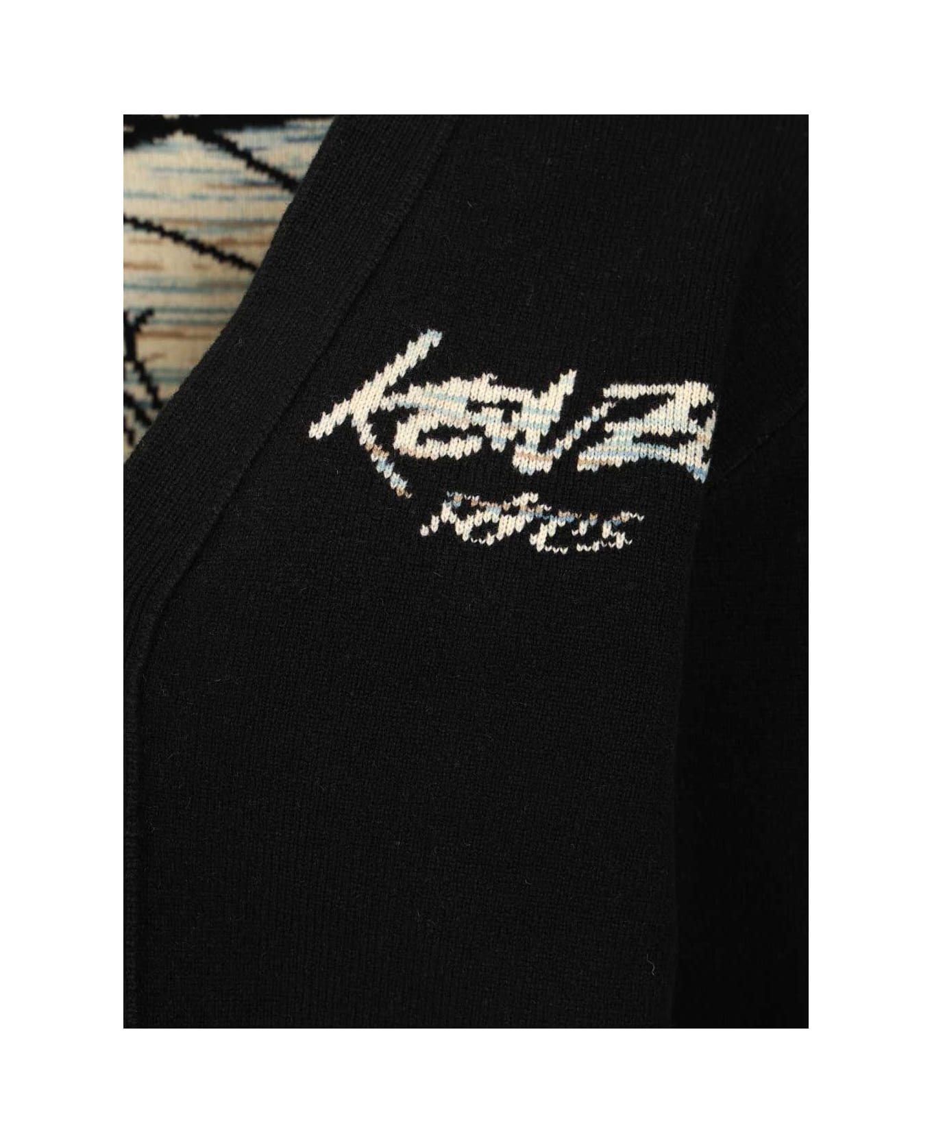 Kenzo Futura Cardigan - Black
