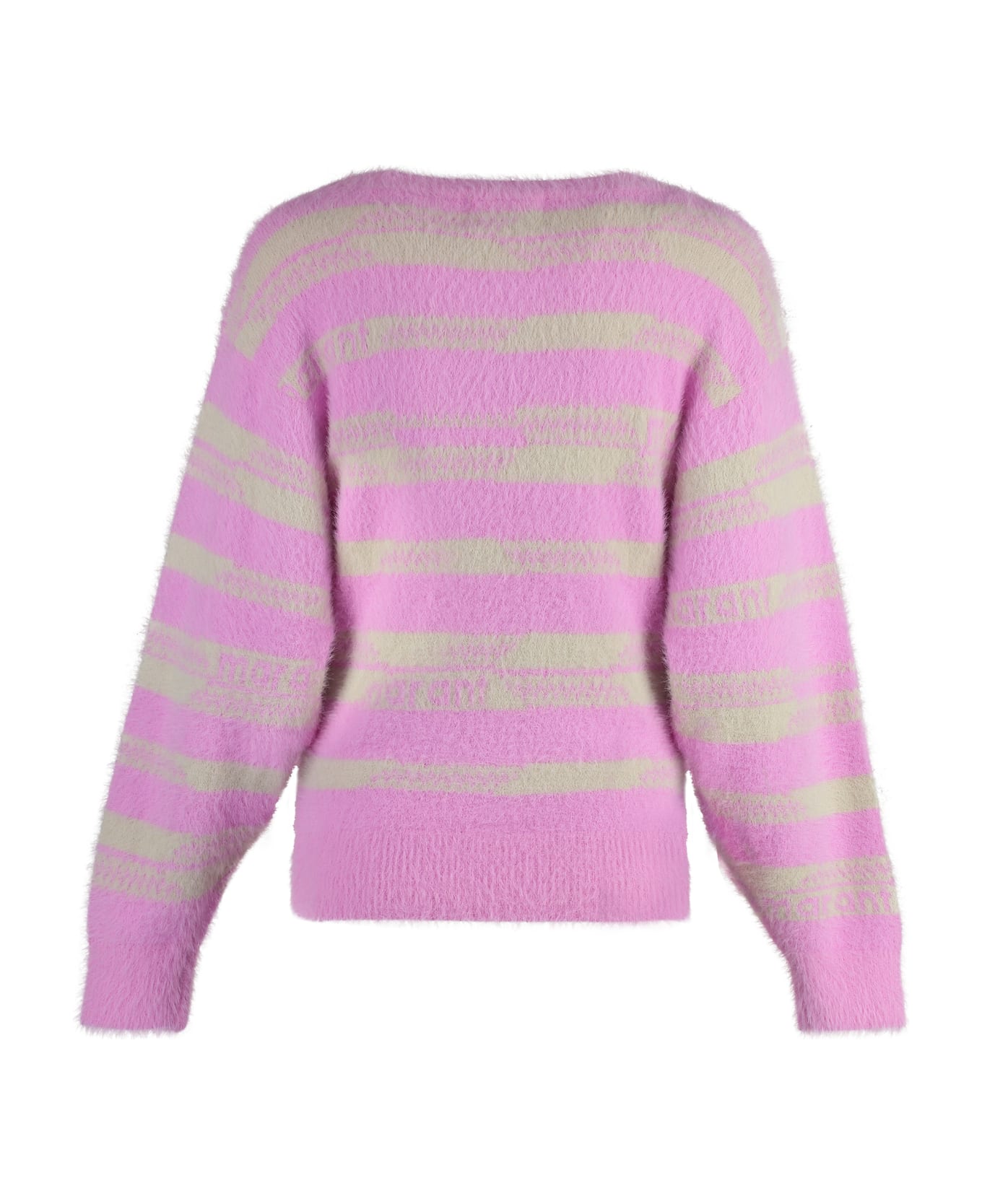 Marant Étoile Orson Printed Crew-neck Sweater - Pink
