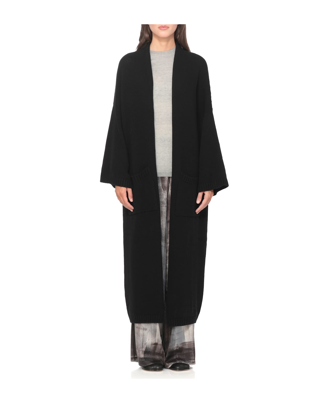 Avant Toi Wool And Cashmere Long Cardigan - Black カーディガン