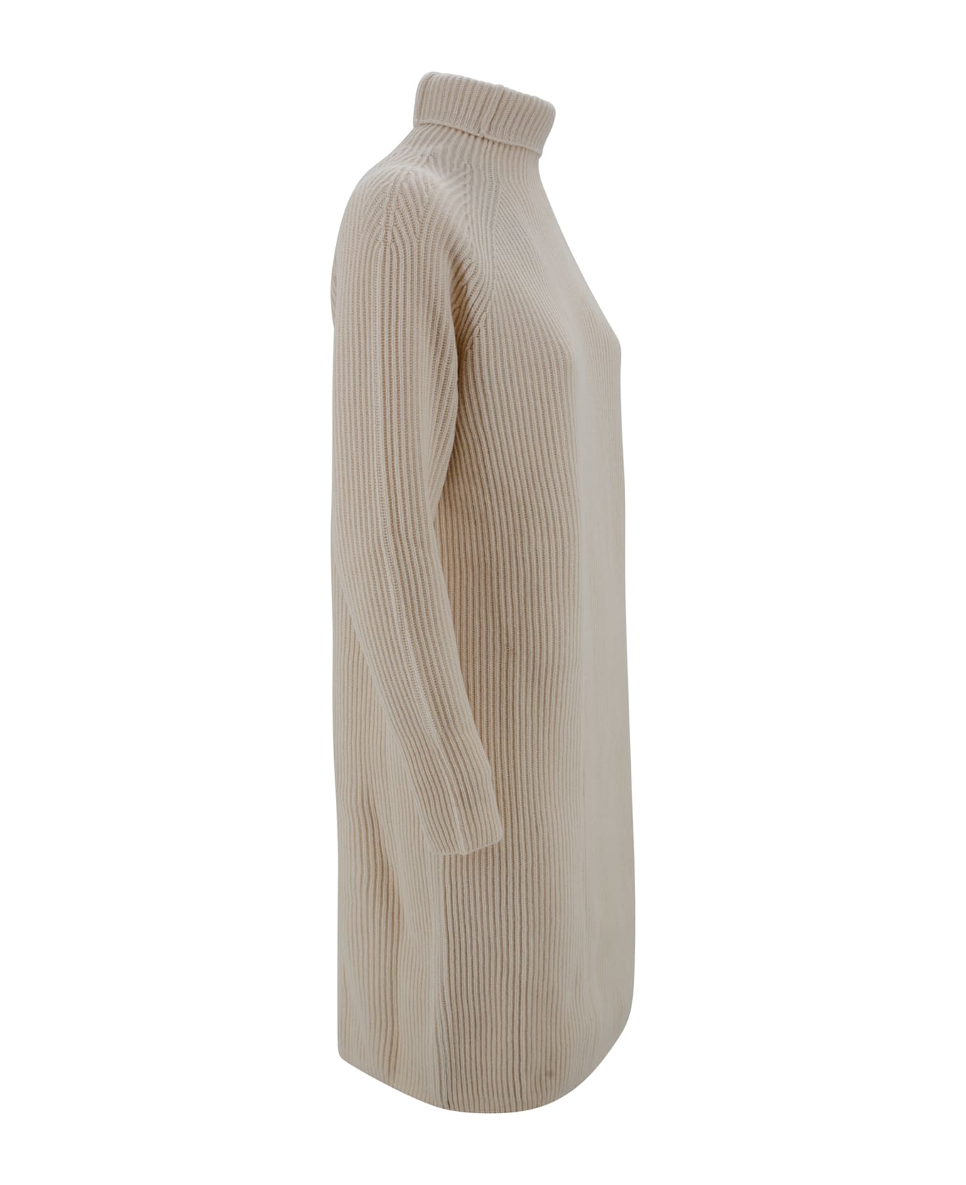 Max Mara Studio Ribbed Cashmere Blend Dress