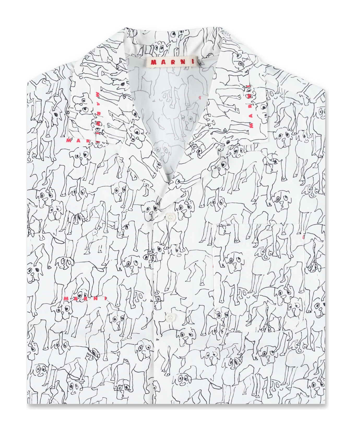 Marni Kid - Joy Print Shirt - WHITE