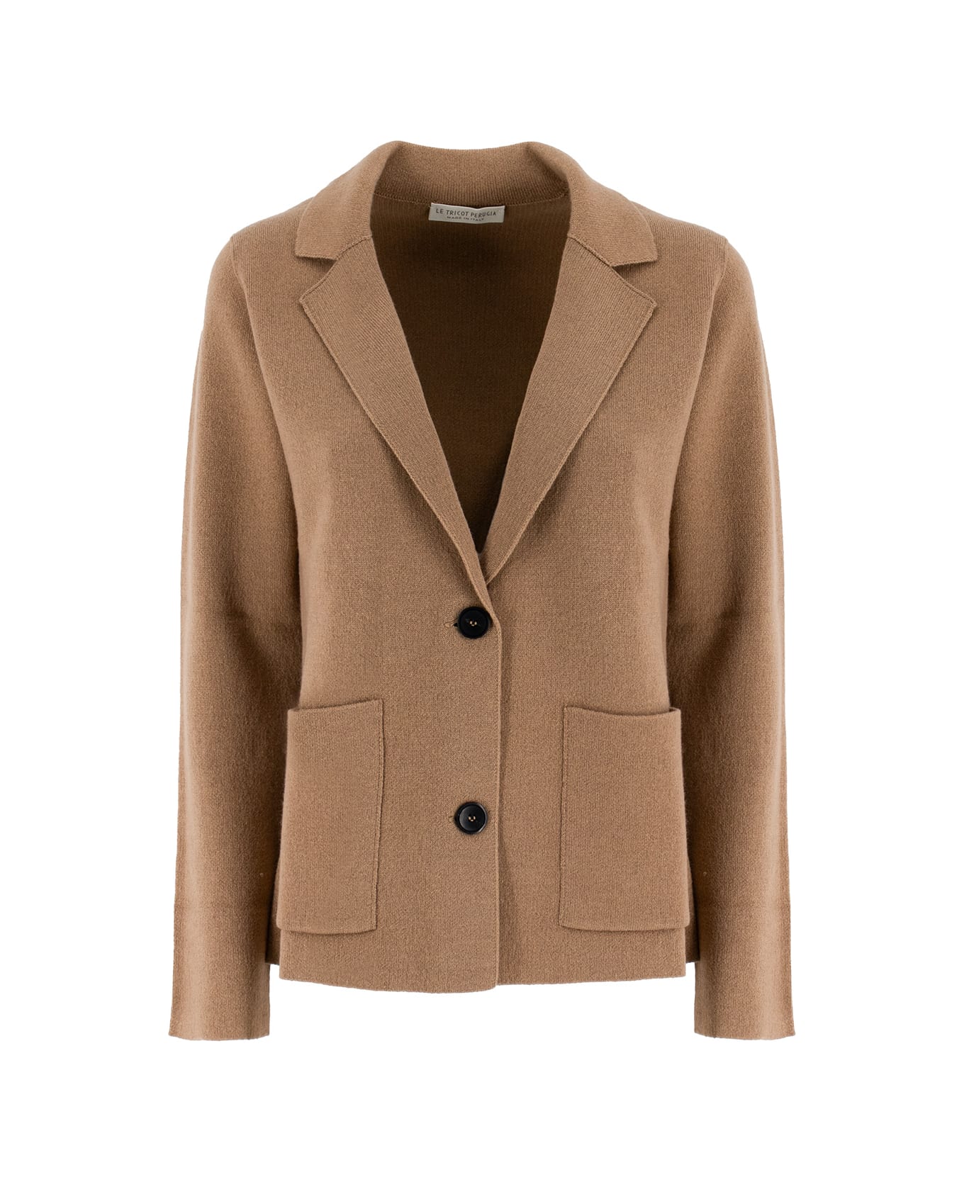 Le Tricot Perugia Jacket - CAMEL