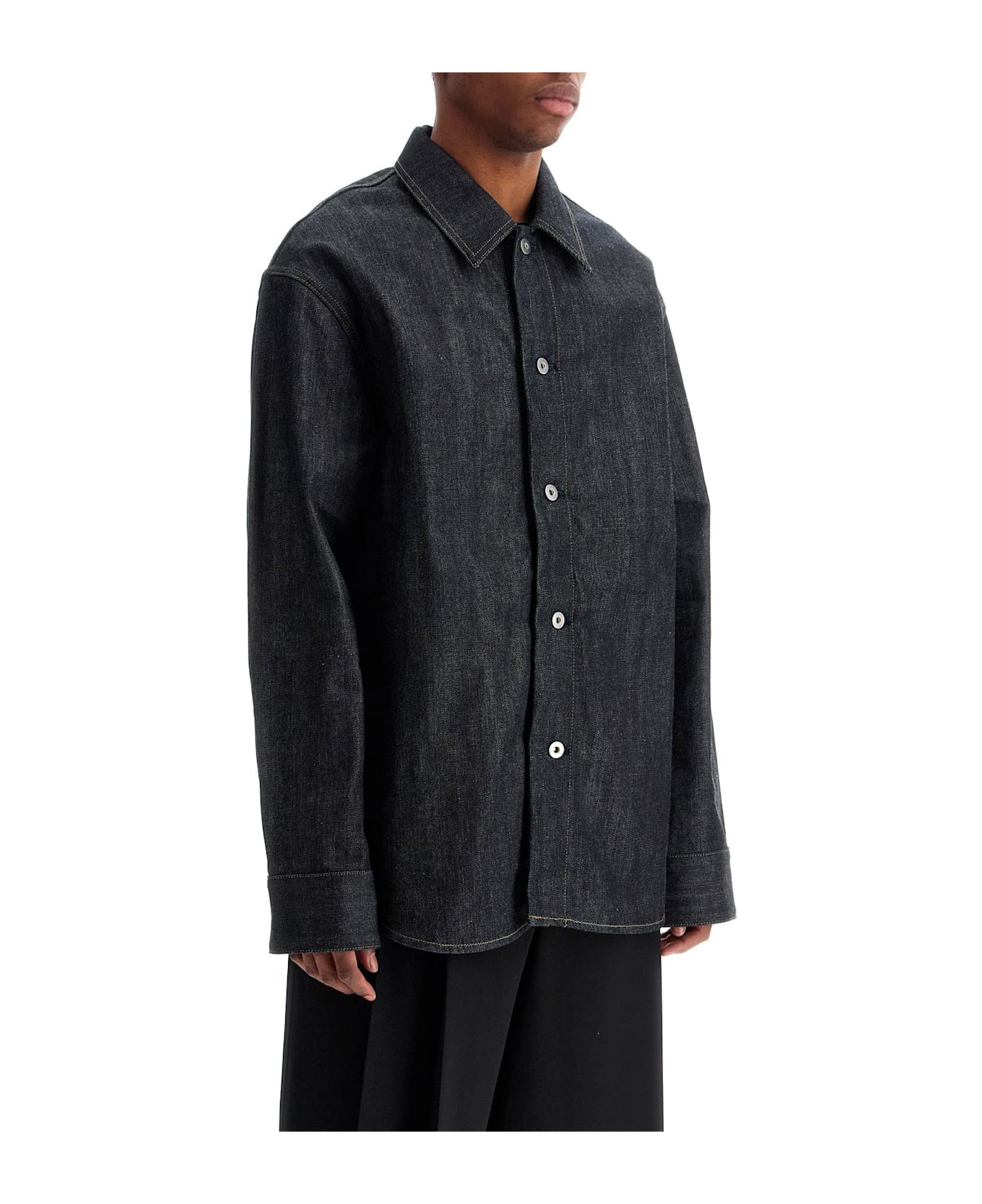 Jil Sander Denim Overshirt - DARK BLUE (Blue)