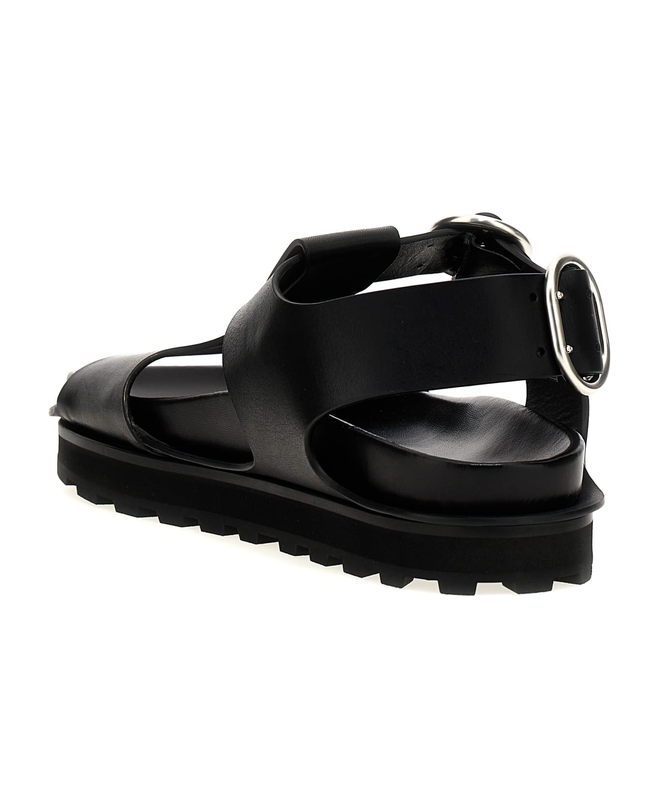 Jil Sander Leather Sandals - Black   その他各種シューズ